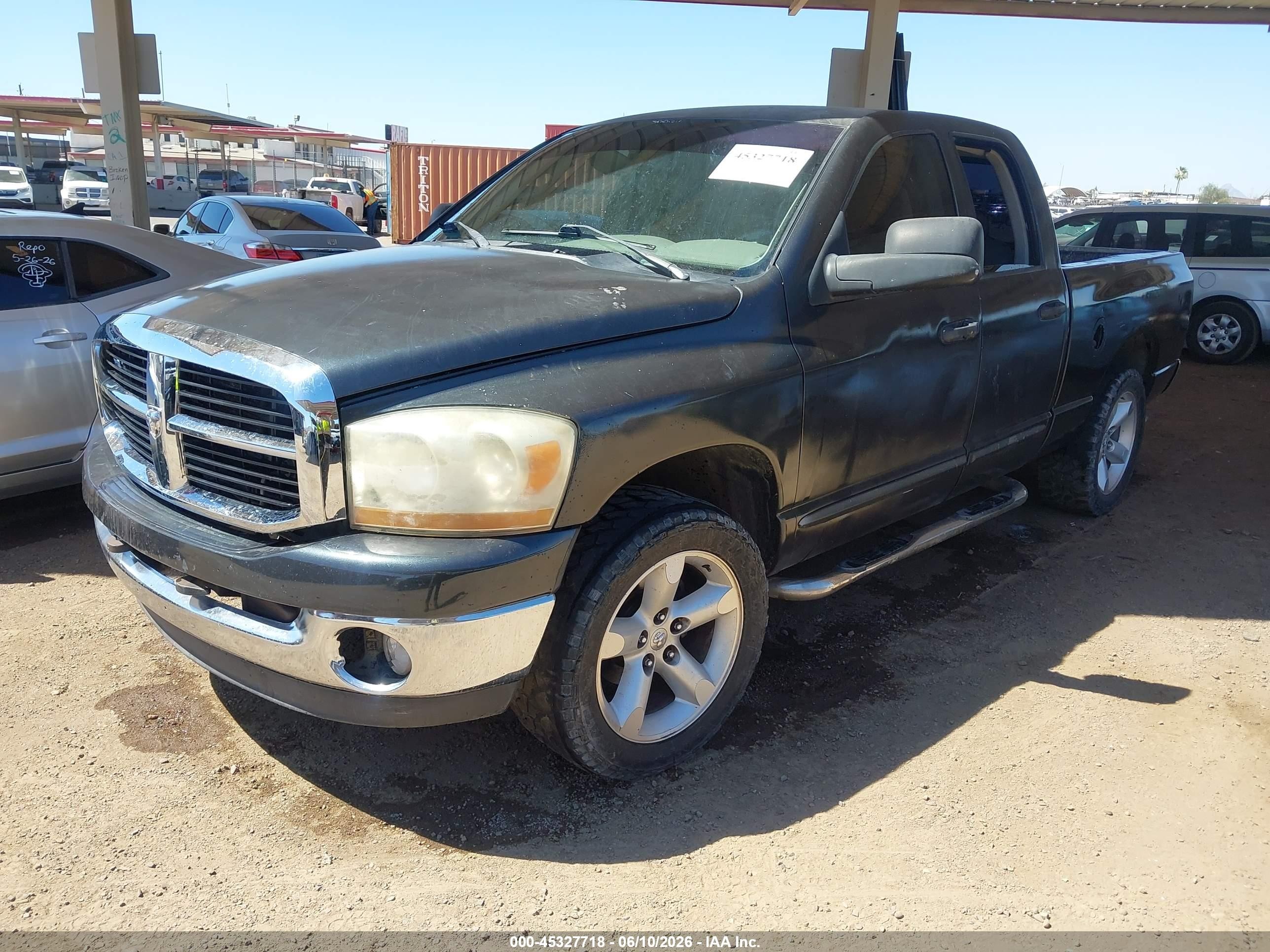 2006 Dodge Ram 1500 Slt Silver vin: 1D7HA18256S618221