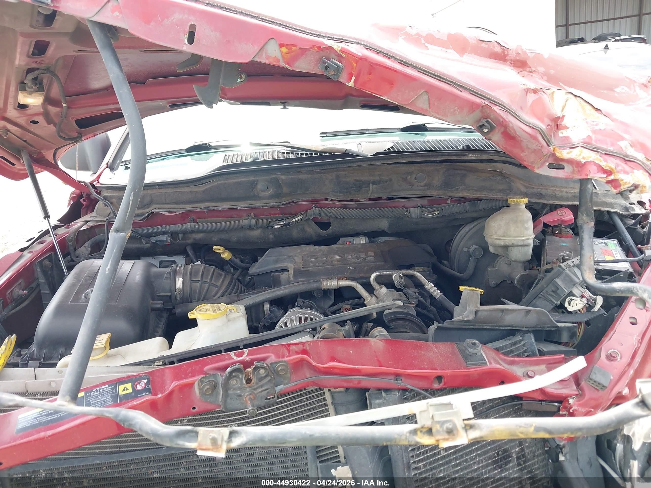 2006 Dodge Ram 1500 Laramie Red vin: 1D7HA18256S647136