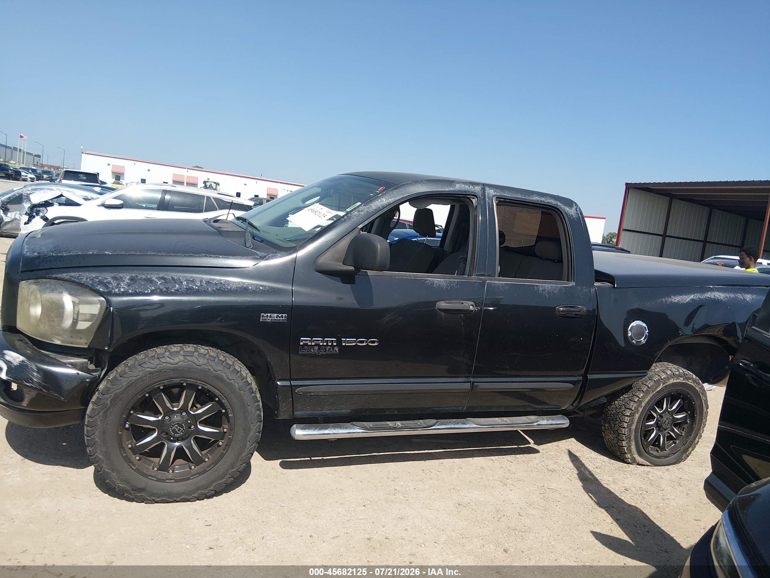 2006 Dodge Ram 1500 Slt Black vin: 1D7HA18256S685305