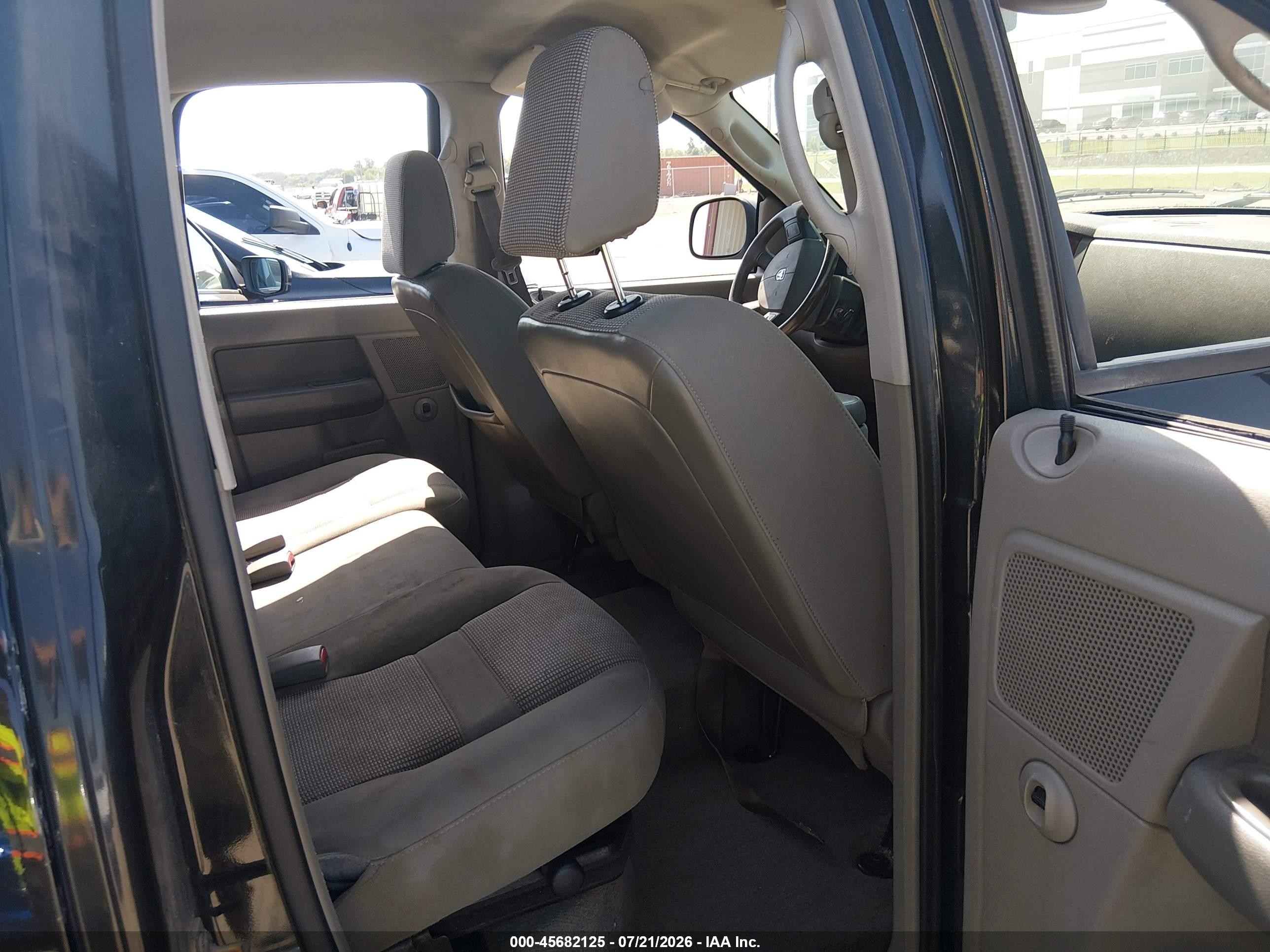 2006 Dodge Ram 1500 Slt Black vin: 1D7HA18256S685305