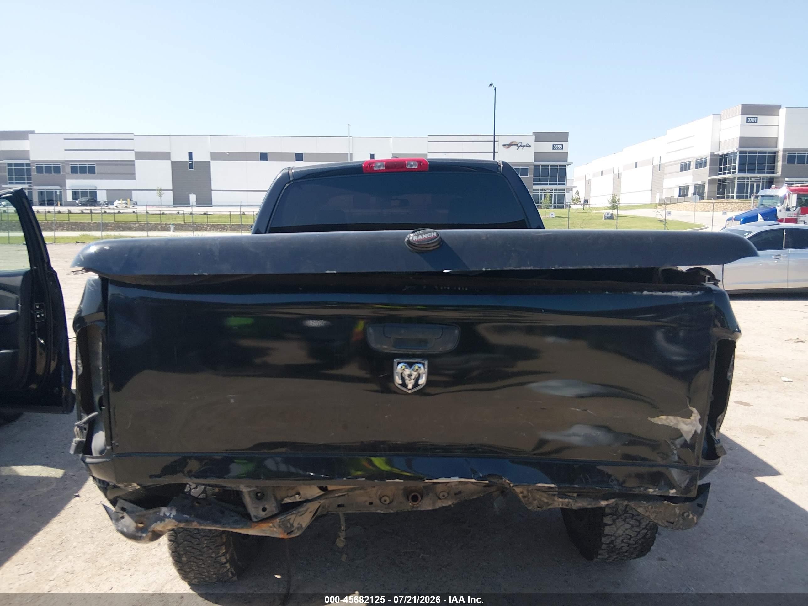 2006 Dodge Ram 1500 Slt Black vin: 1D7HA18256S685305