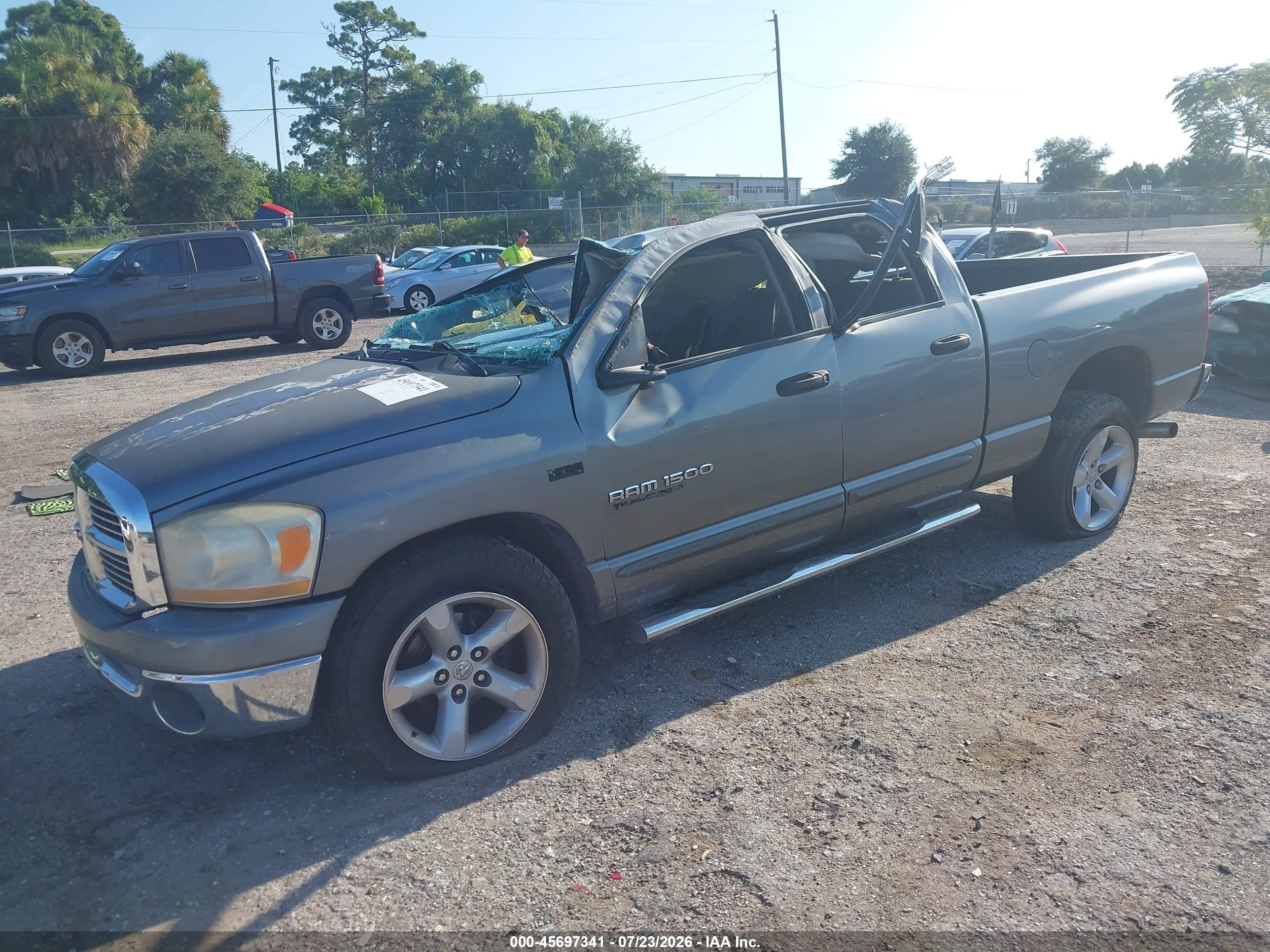 2006 Dodge Ram 1500 Slt Серый vin: 1D7HA18256S686275