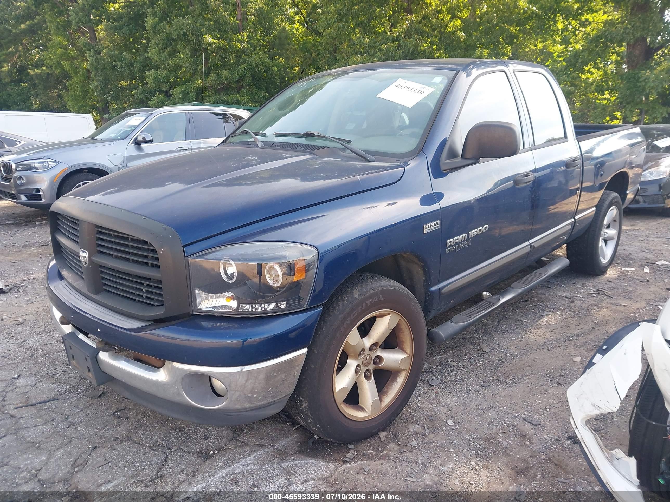 2006 Dodge Ram 1500 Slt Синий vin: 1D7HA18256S699379
