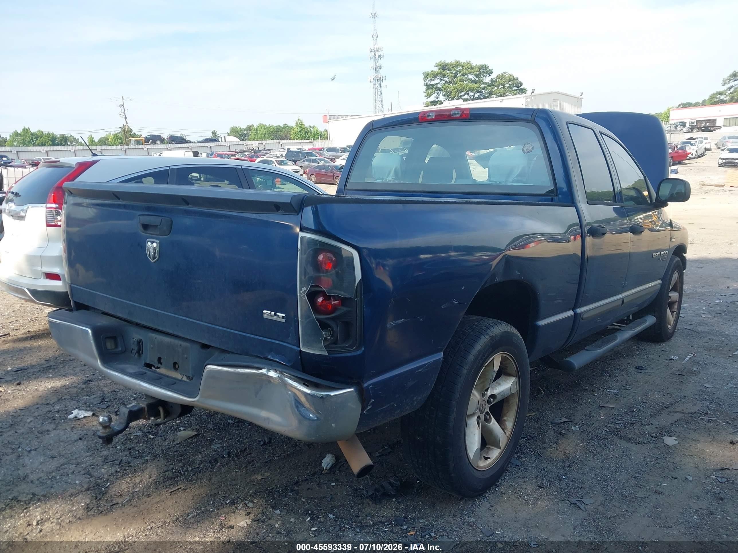 2006 Dodge Ram 1500 Slt Синий vin: 1D7HA18256S699379