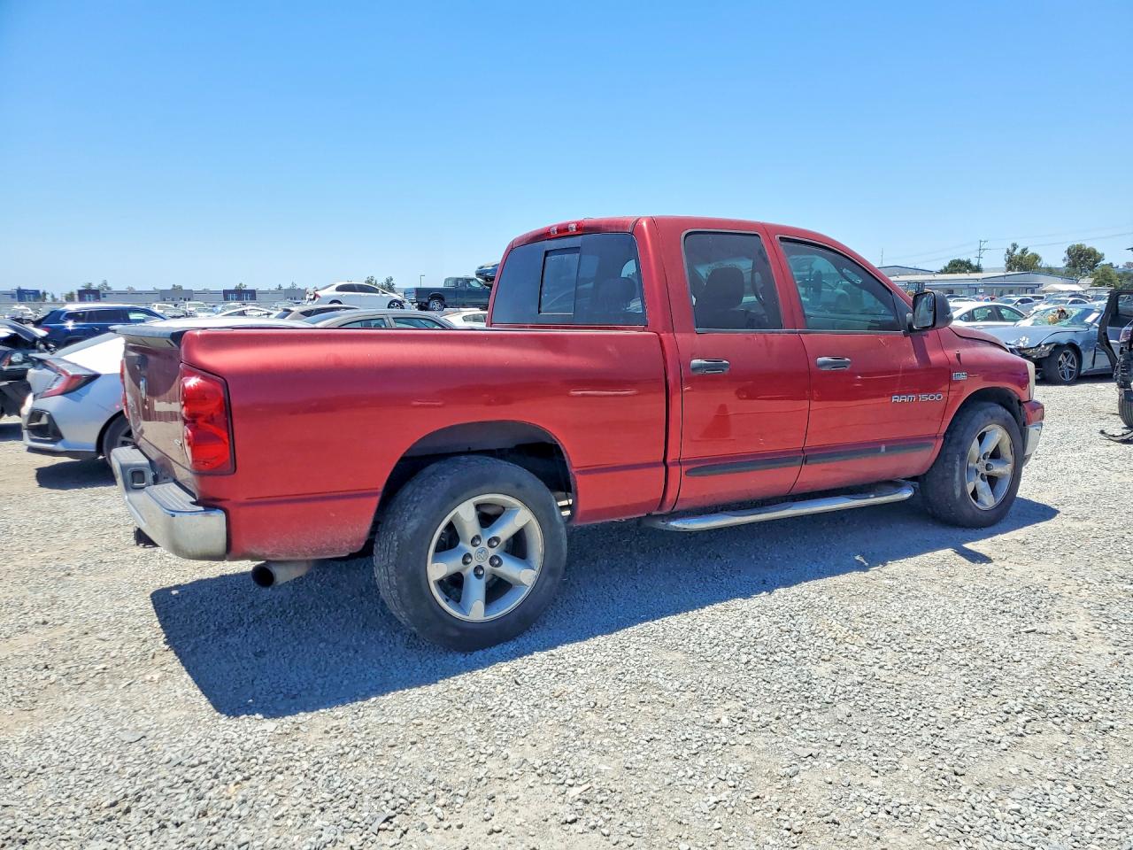 2007 Dodge Ram 1500 St Red vin: 1D7HA18257J510723