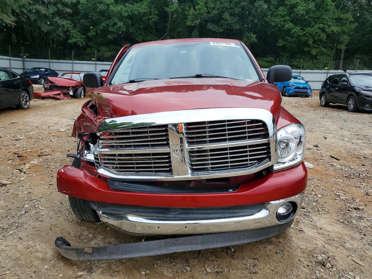 2007 Dodge Ram 1500 St Red vin: 1D7HA18257J640498