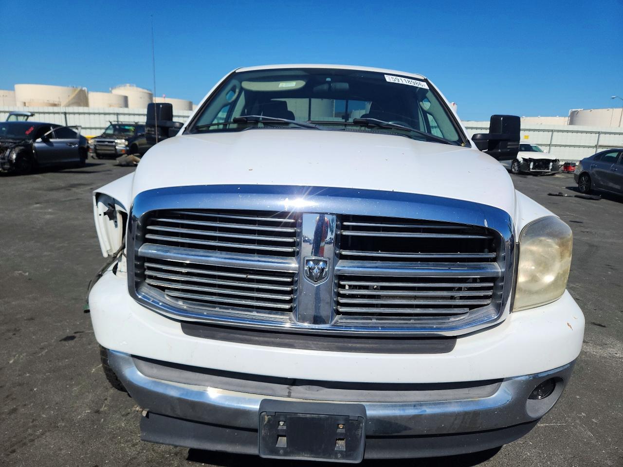 2007 Dodge Ram 1500 St White vin: 1D7HA18257S132512