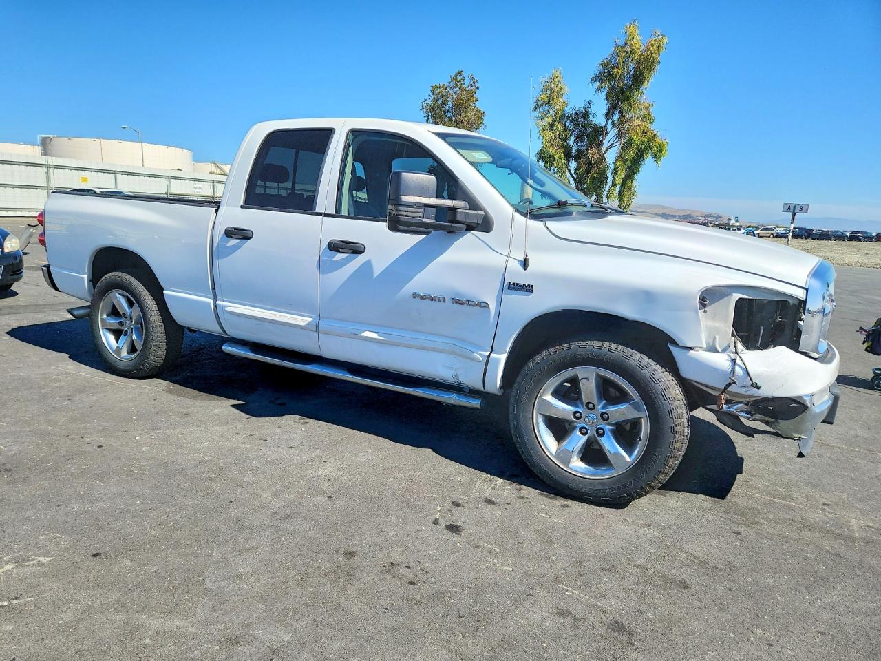 2007 Dodge Ram 1500 St White vin: 1D7HA18257S132512