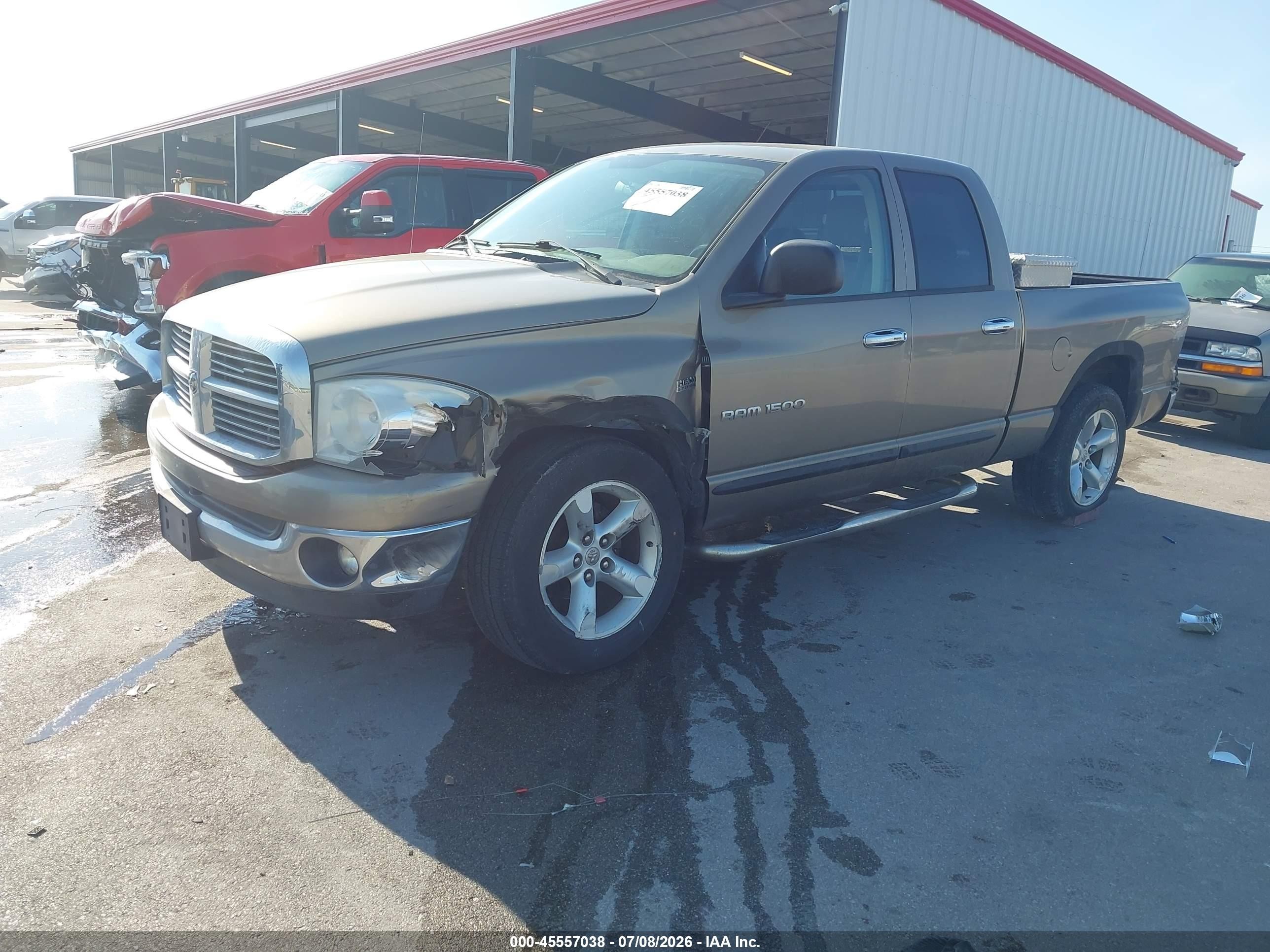 2007 Dodge Ram 1500 Slt Серый vin: 1D7HA18257S133255