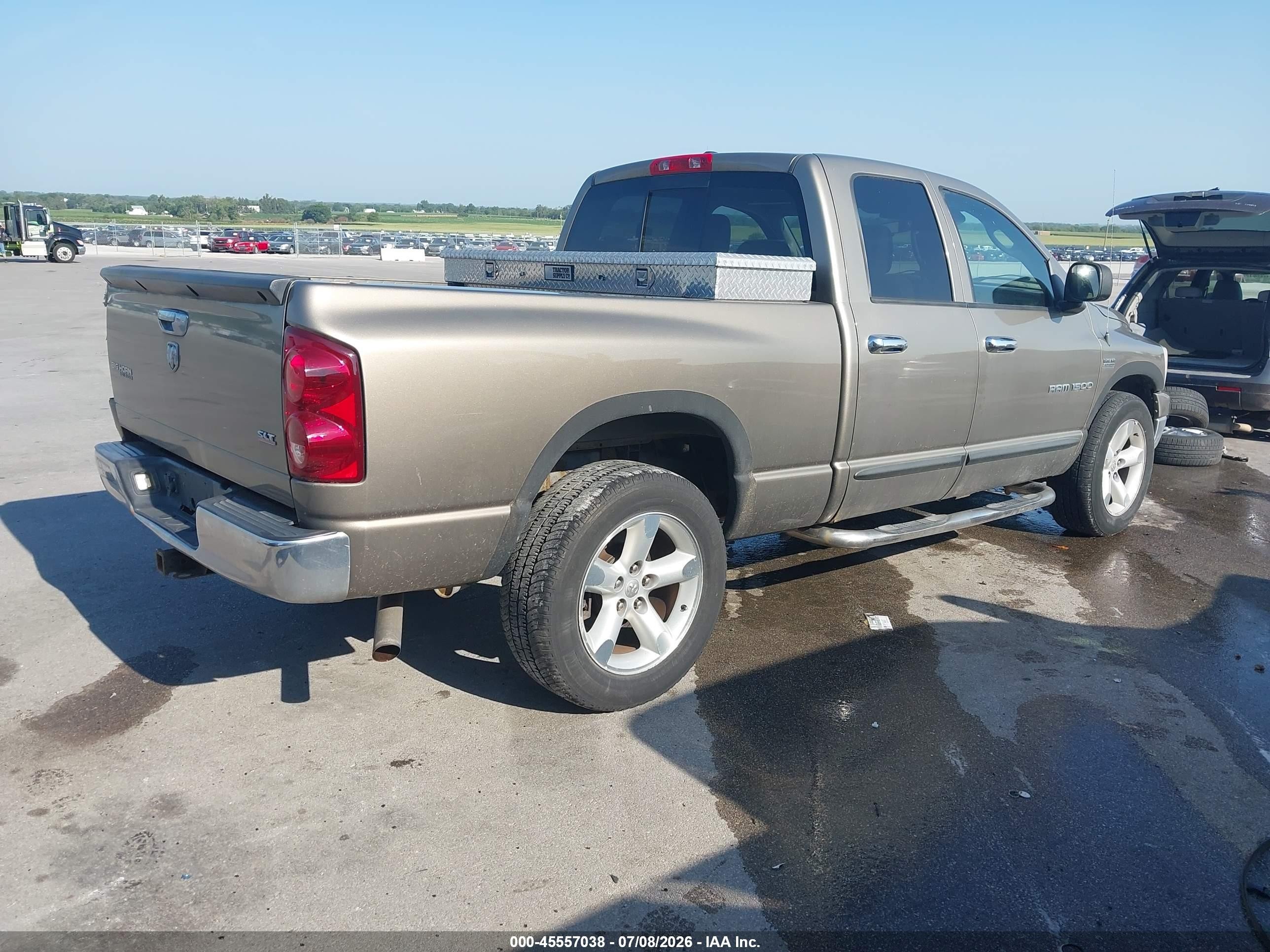 2007 Dodge Ram 1500 Slt Серый vin: 1D7HA18257S133255