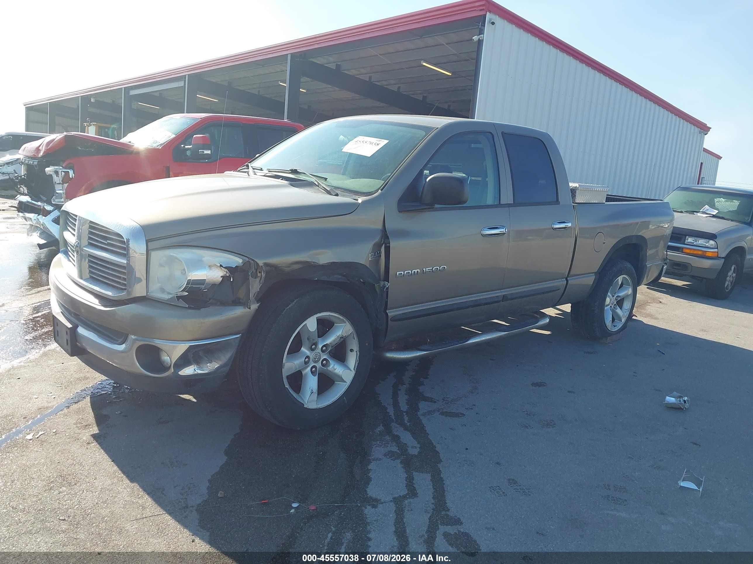 2007 Dodge Ram 1500 Slt Серый vin: 1D7HA18257S133255
