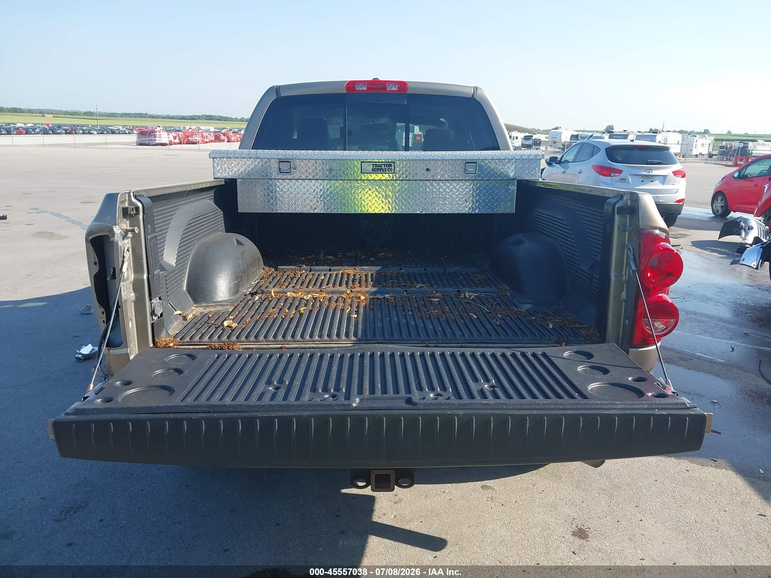 2007 Dodge Ram 1500 Slt Gray vin: 1D7HA18257S133255