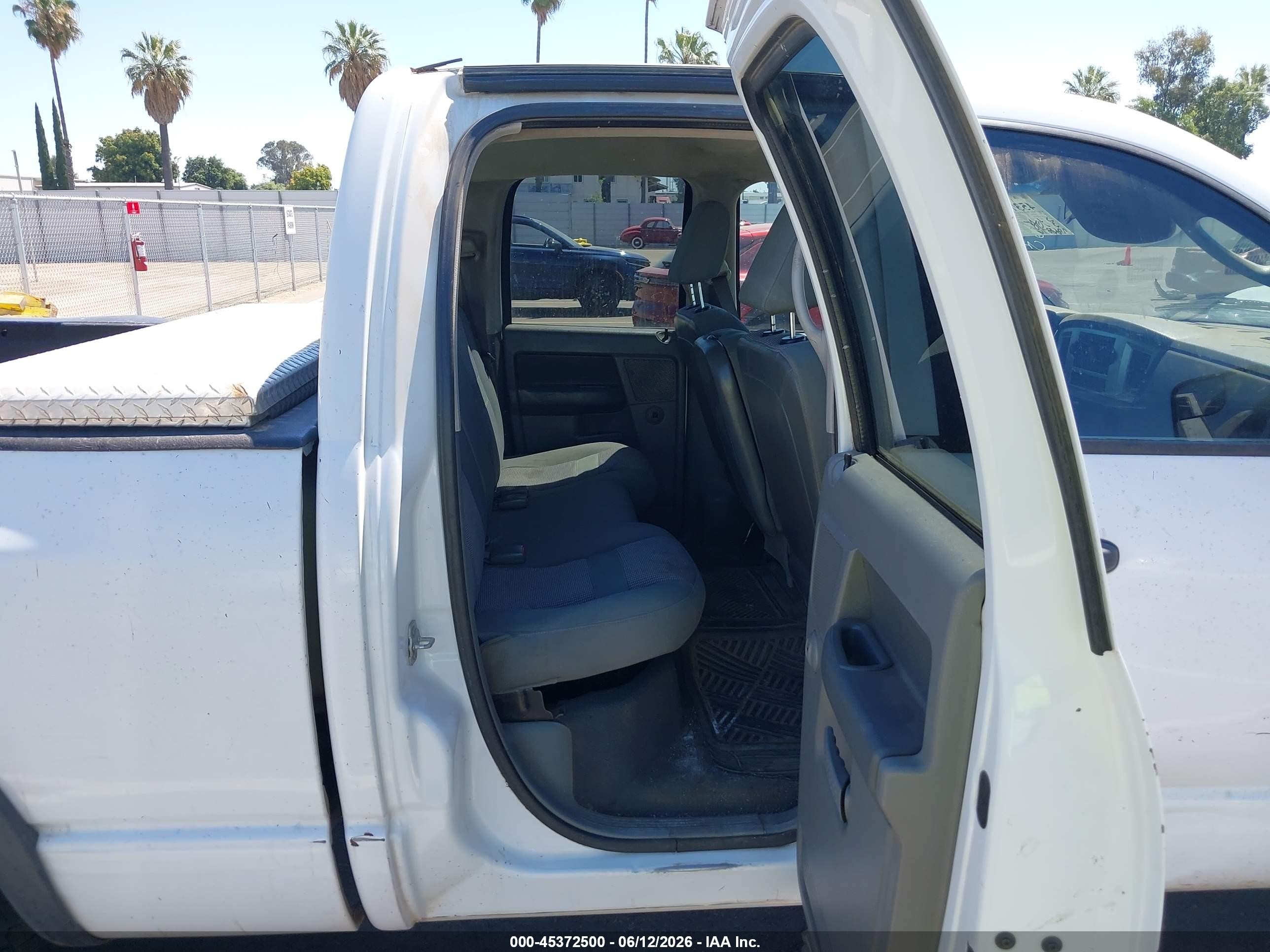 2007 Dodge Ram 1500 Slt White vin: 1D7HA18257S169897