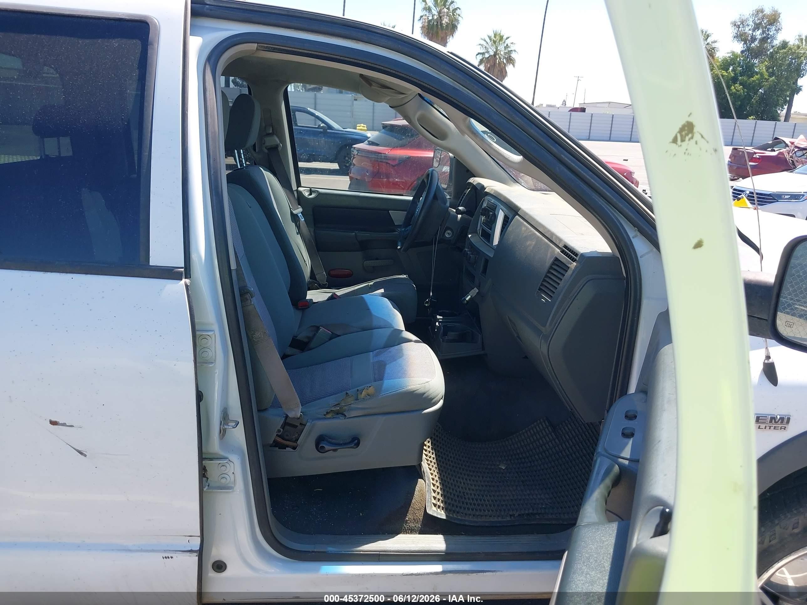 2007 Dodge Ram 1500 Slt White vin: 1D7HA18257S169897