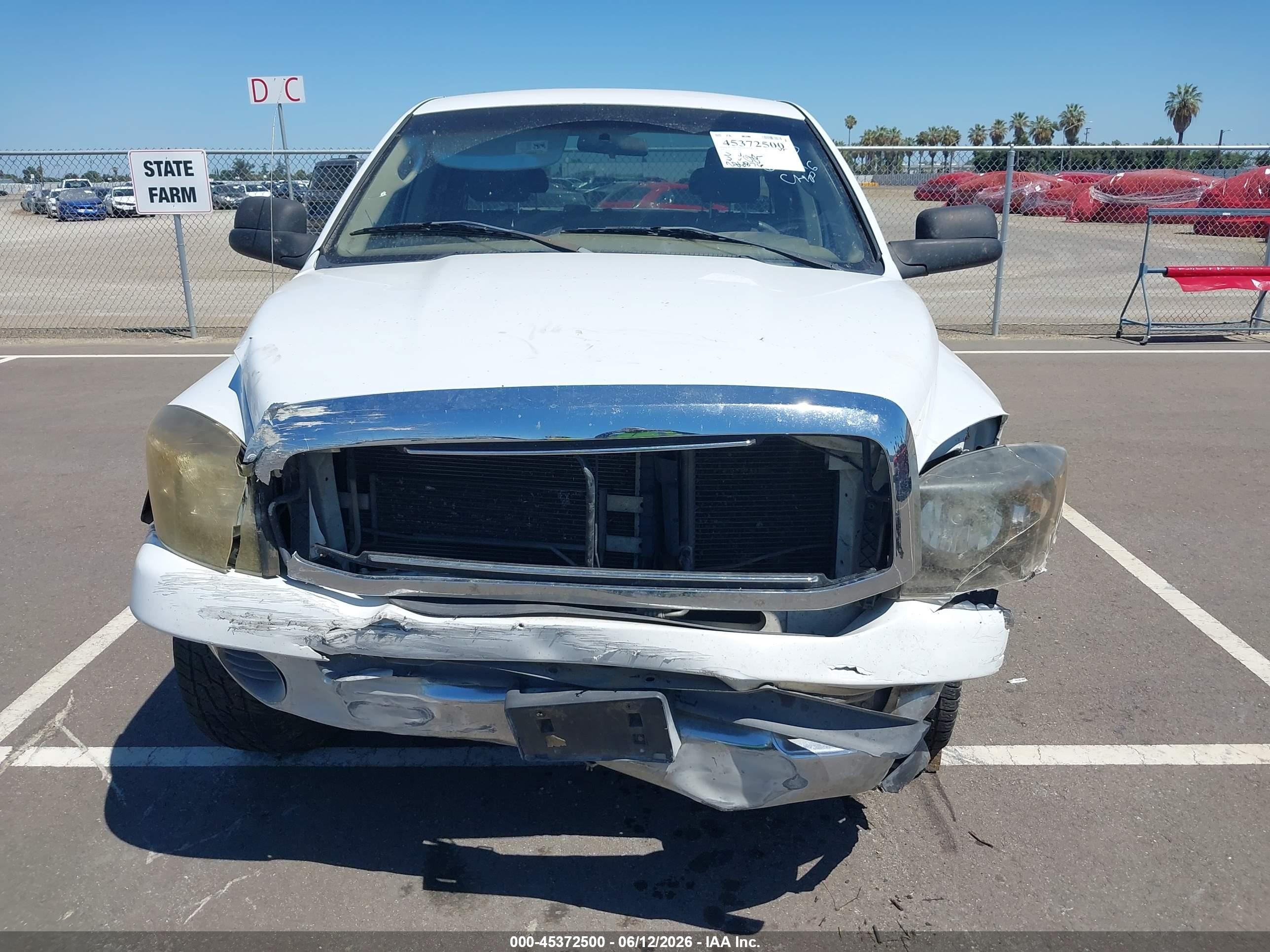 2007 Dodge Ram 1500 Slt White vin: 1D7HA18257S169897