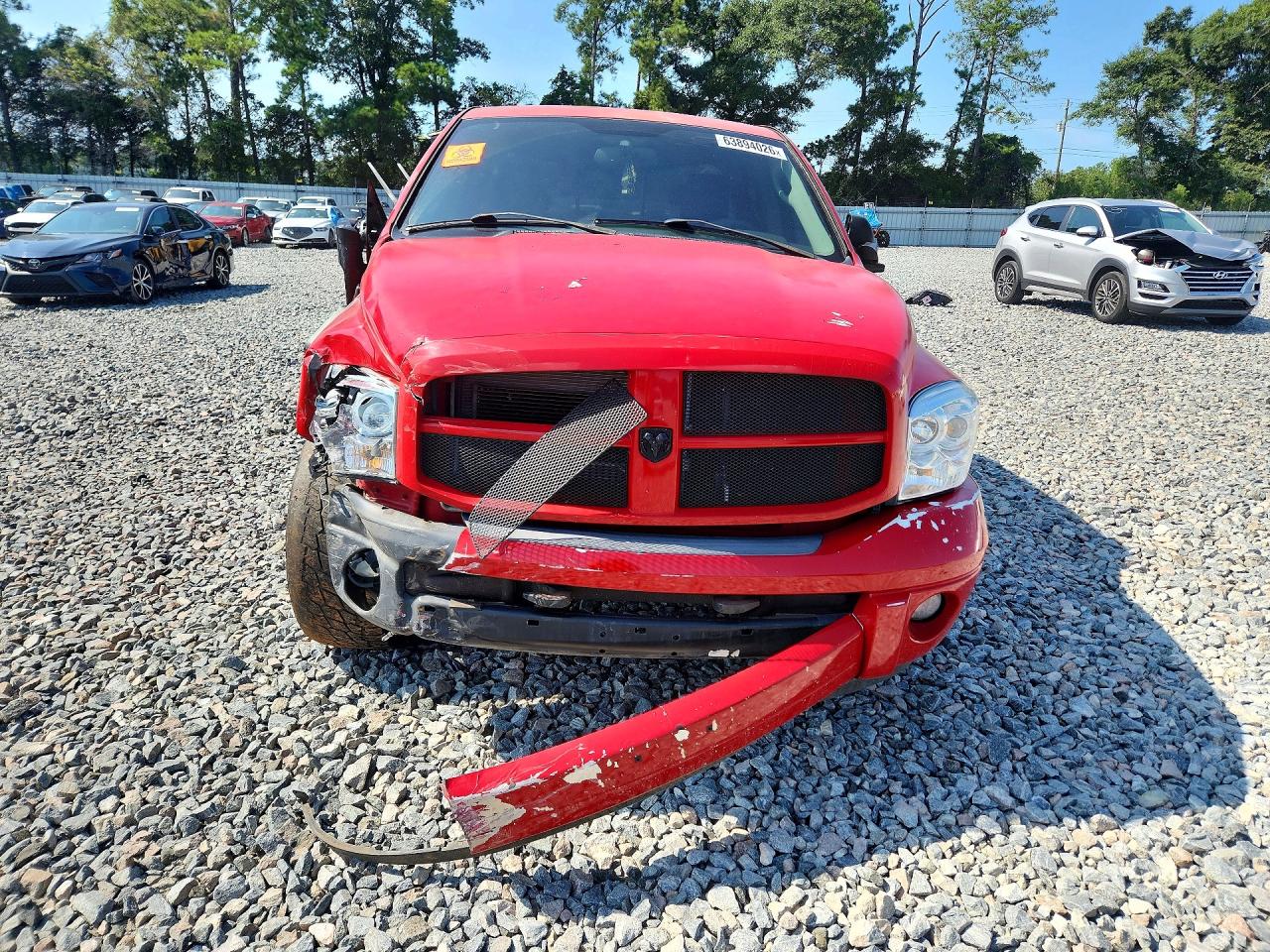 2007 Dodge Ram 1500 St Red vin: 1D7HA18257S228771