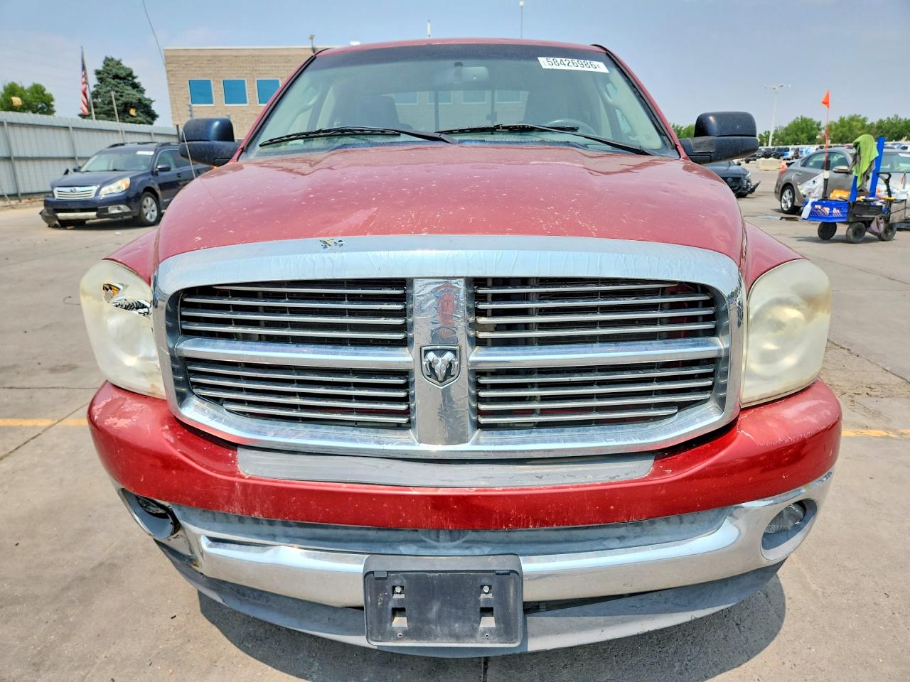 2007 Dodge Ram 1500 St Красный vin: 1D7HA18257S232819