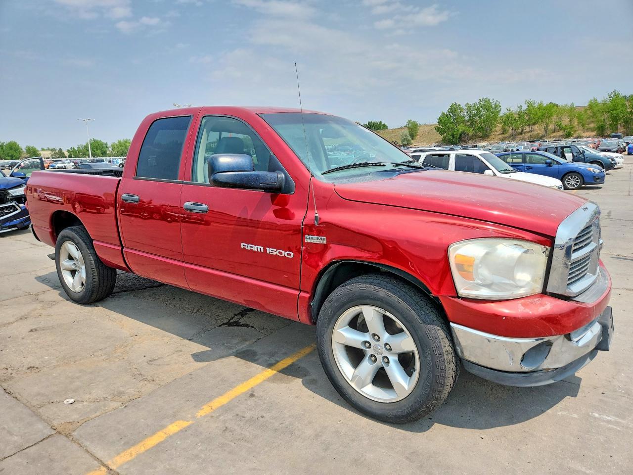 2007 Dodge Ram 1500 St Красный vin: 1D7HA18257S232819