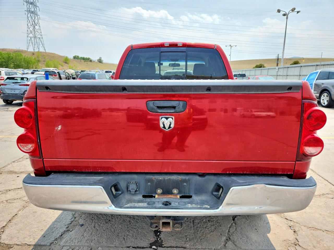 2007 Dodge Ram 1500 St Красный vin: 1D7HA18257S232819