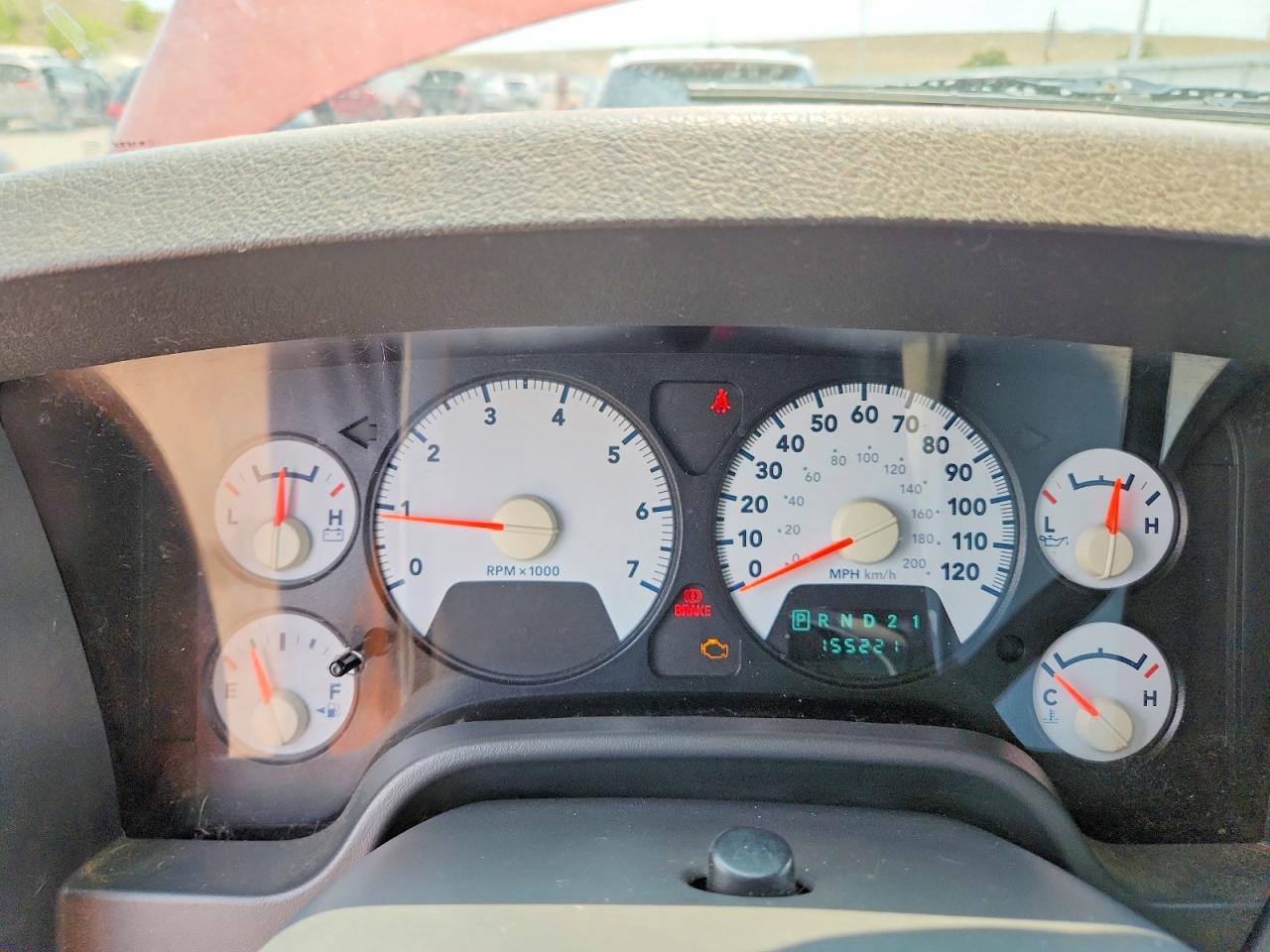 2007 Dodge Ram 1500 St Красный vin: 1D7HA18257S232819