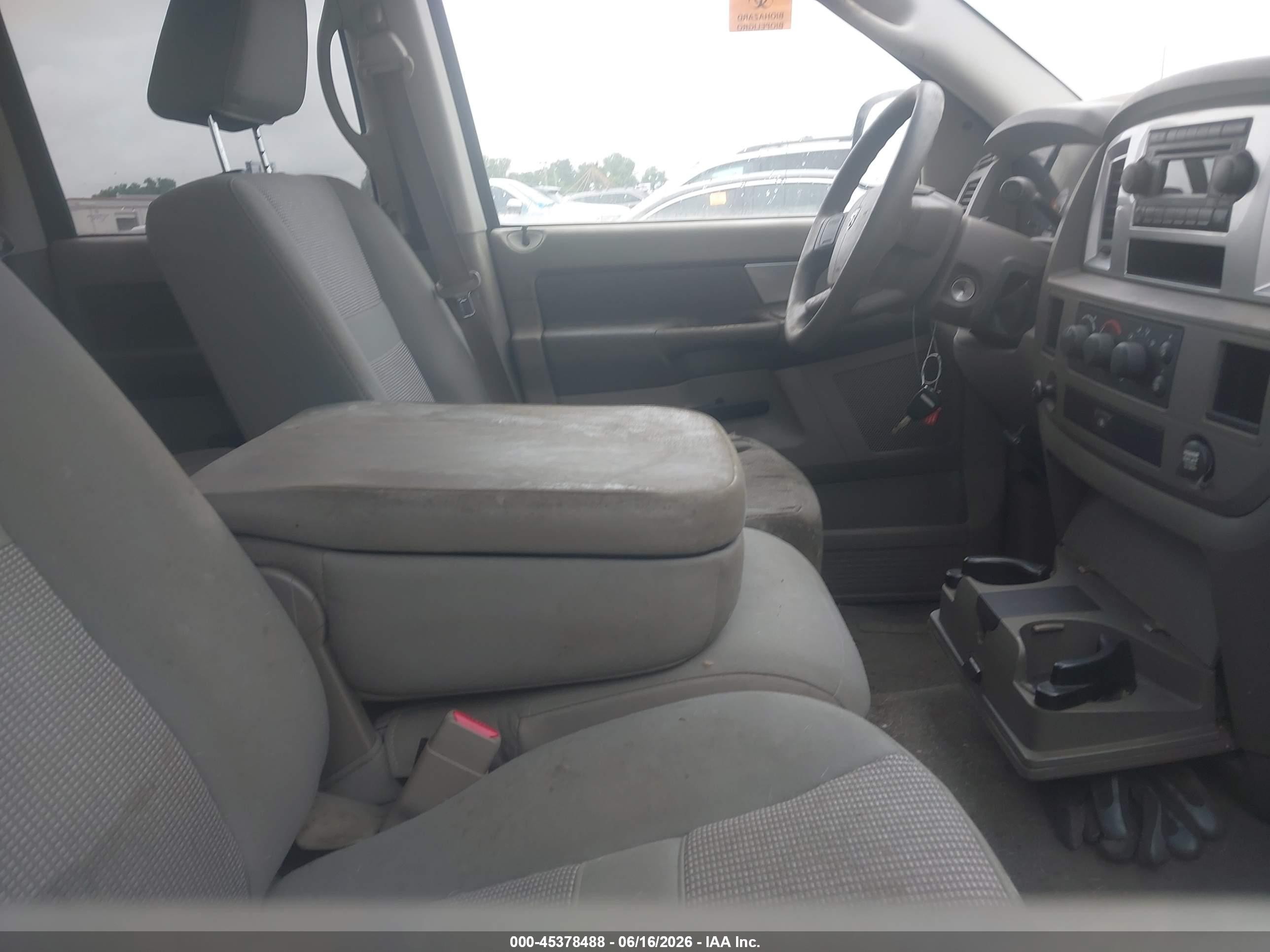 2008 Dodge Ram 1500 Slt Black vin: 1D7HA18258J128774