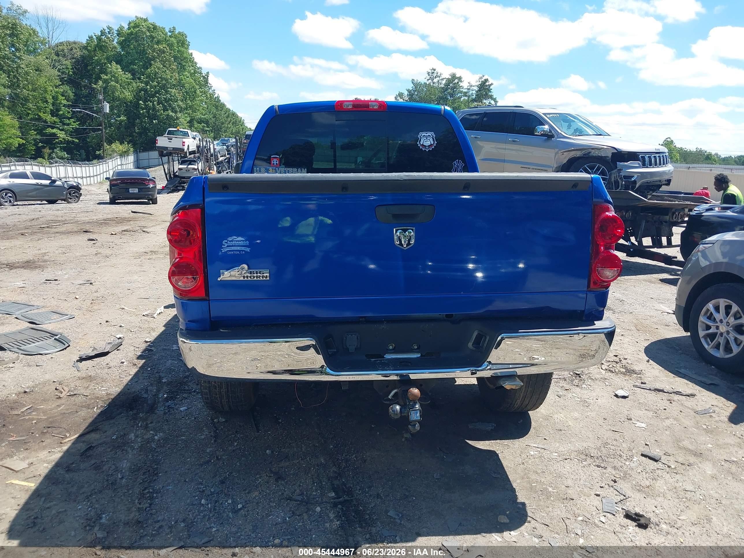 2008 Dodge Ram 1500 Slt Blue vin: 1D7HA18258J220354