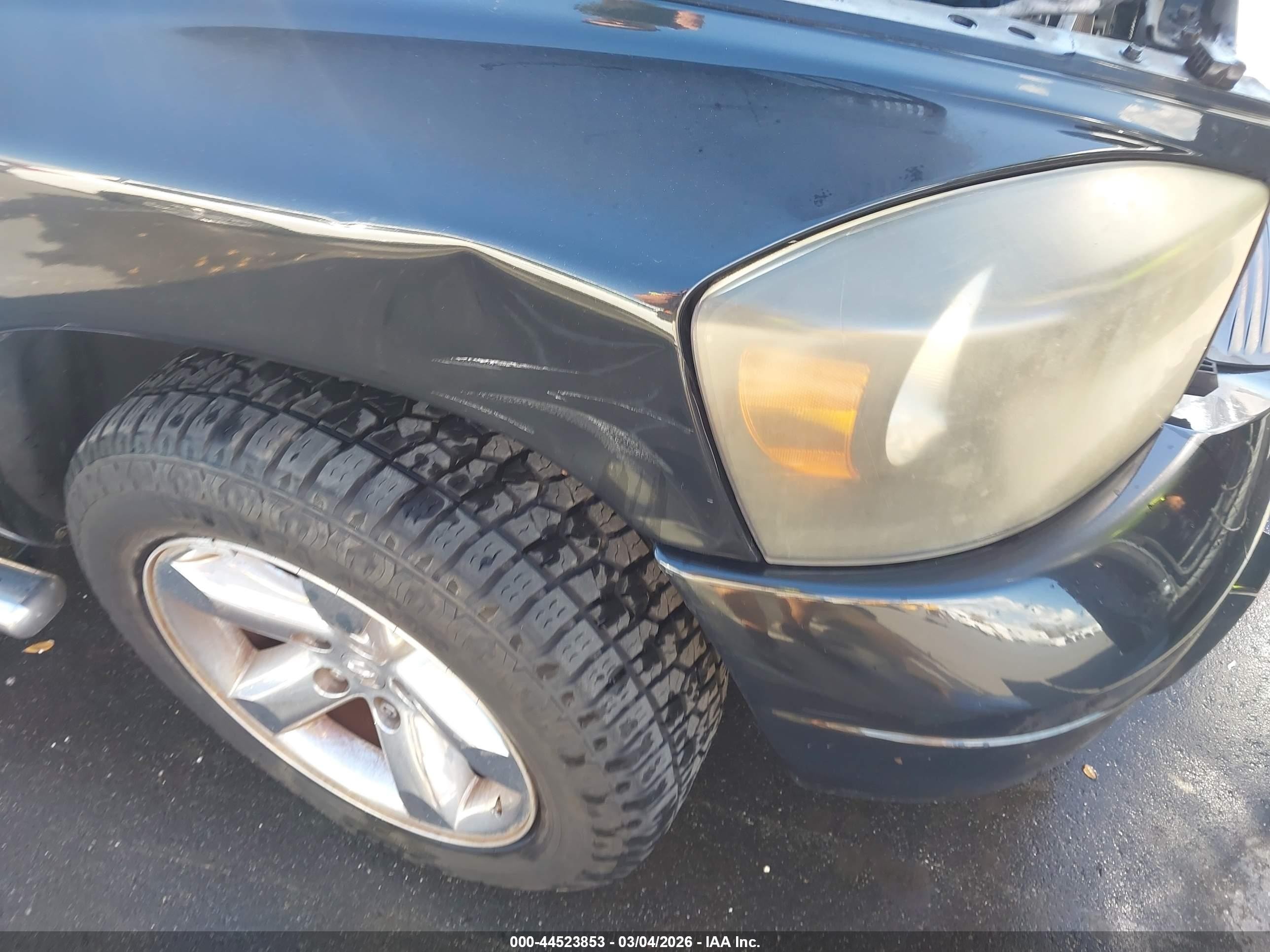 2008 Dodge Ram 1500 Slt Black vin: 1D7HA18258S594845