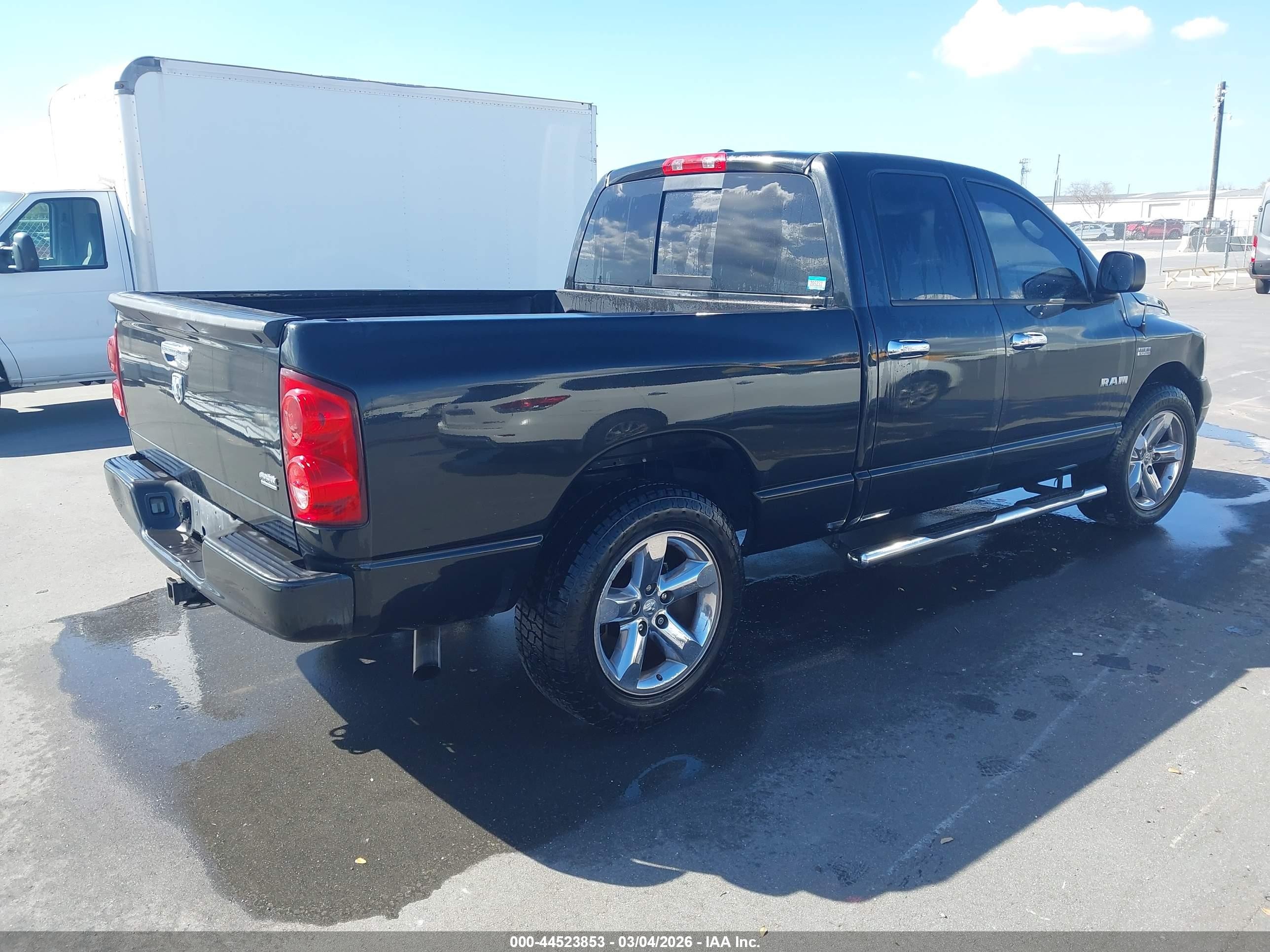 2008 Dodge Ram 1500 Slt Black vin: 1D7HA18258S594845