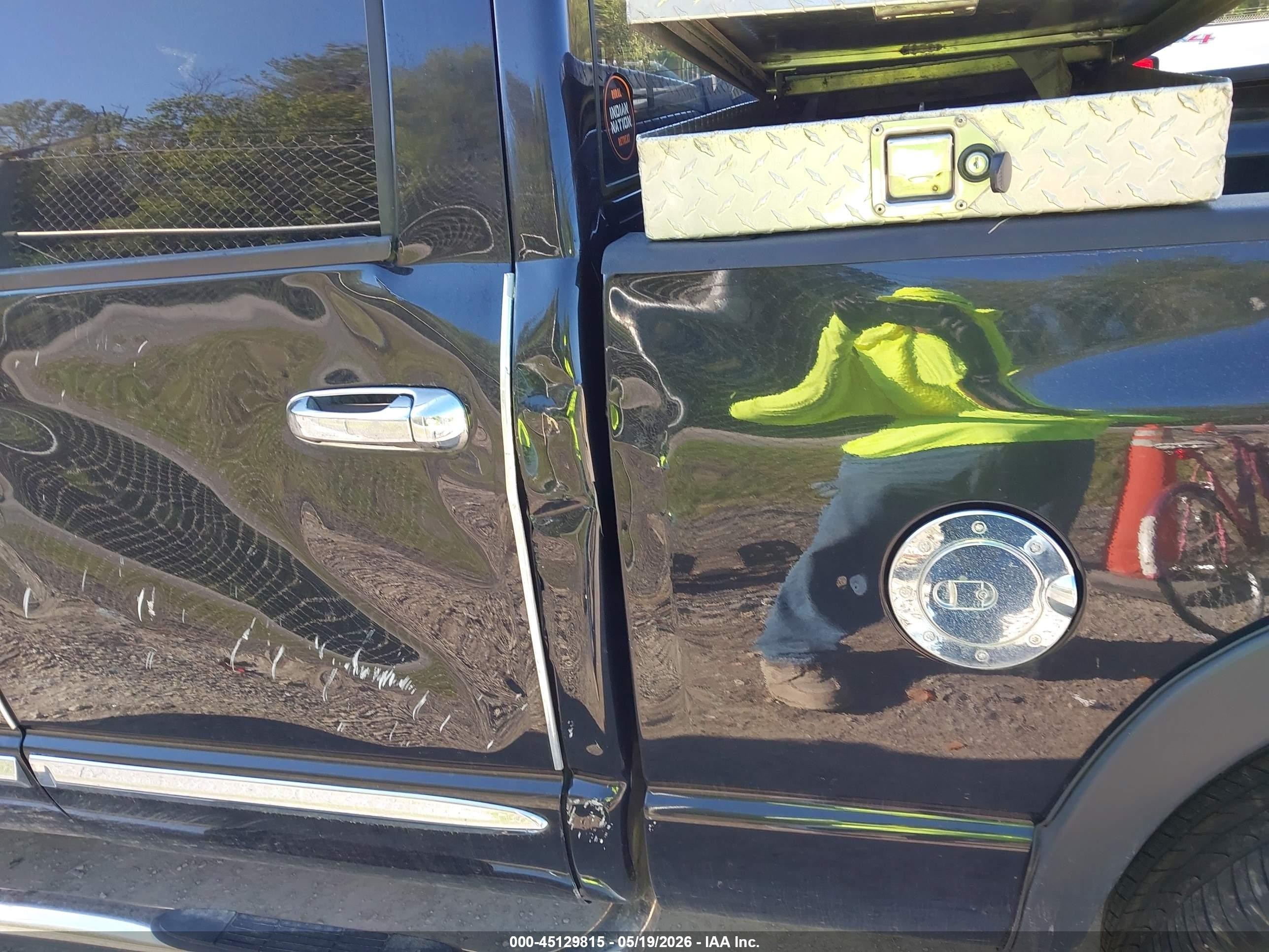 2008 Dodge Ram 1500 Laramie Black vin: 1D7HA18258S632719