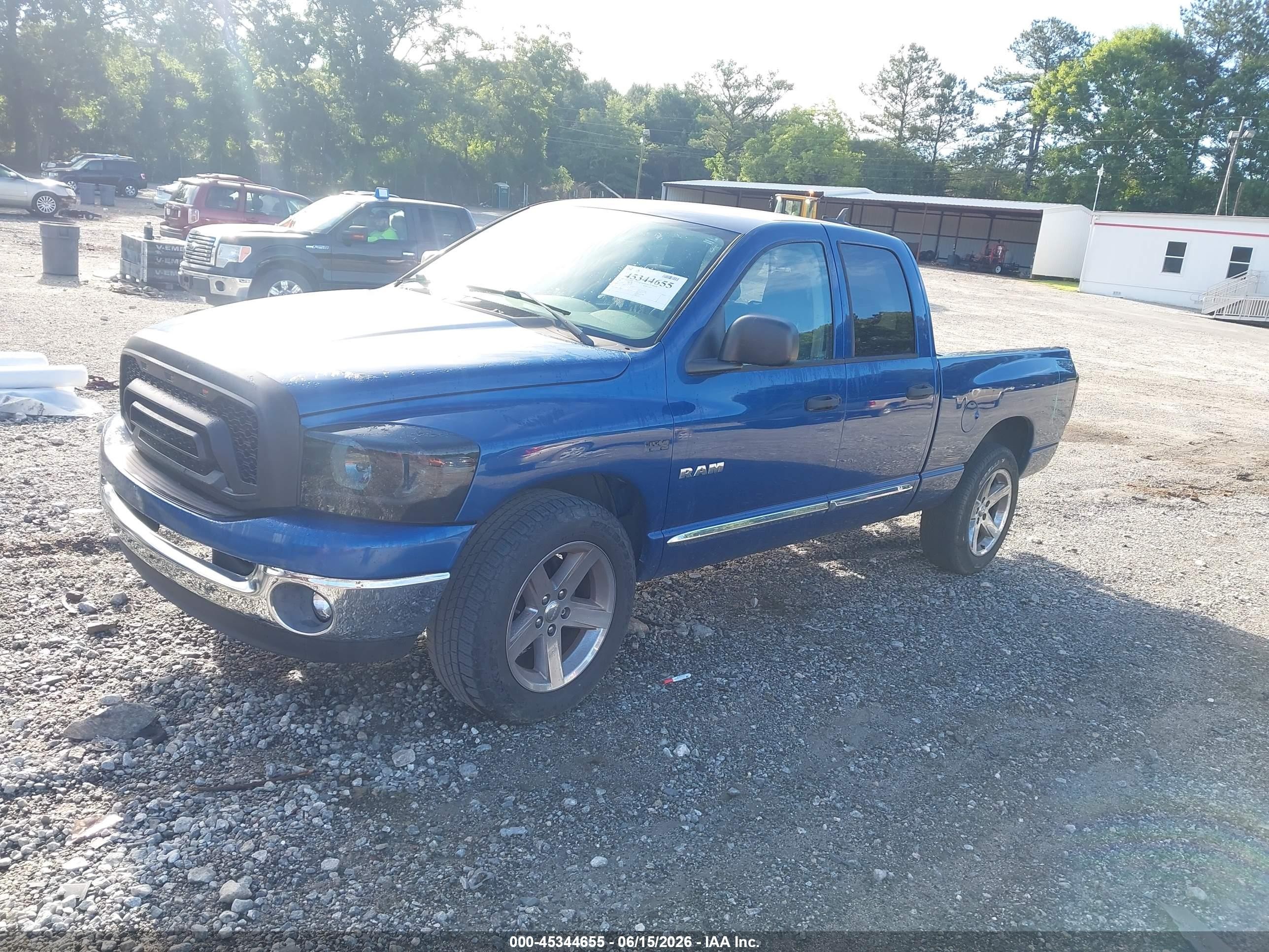 2008 Dodge Ram 1500 Slt Синий vin: 1D7HA18258S636186