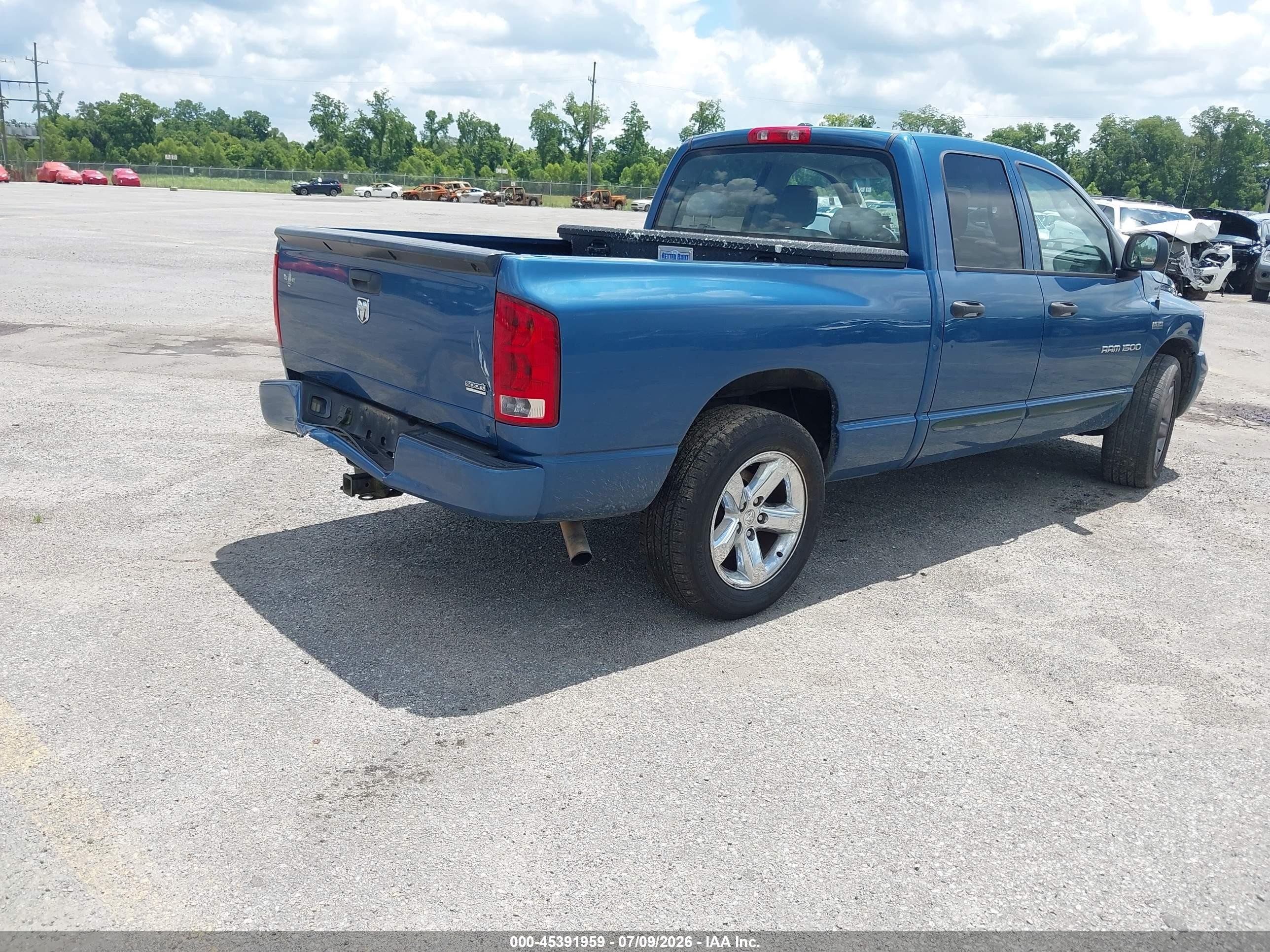 2006 Dodge Ram 1500 Slt Blue vin: 1D7HA18266S549491