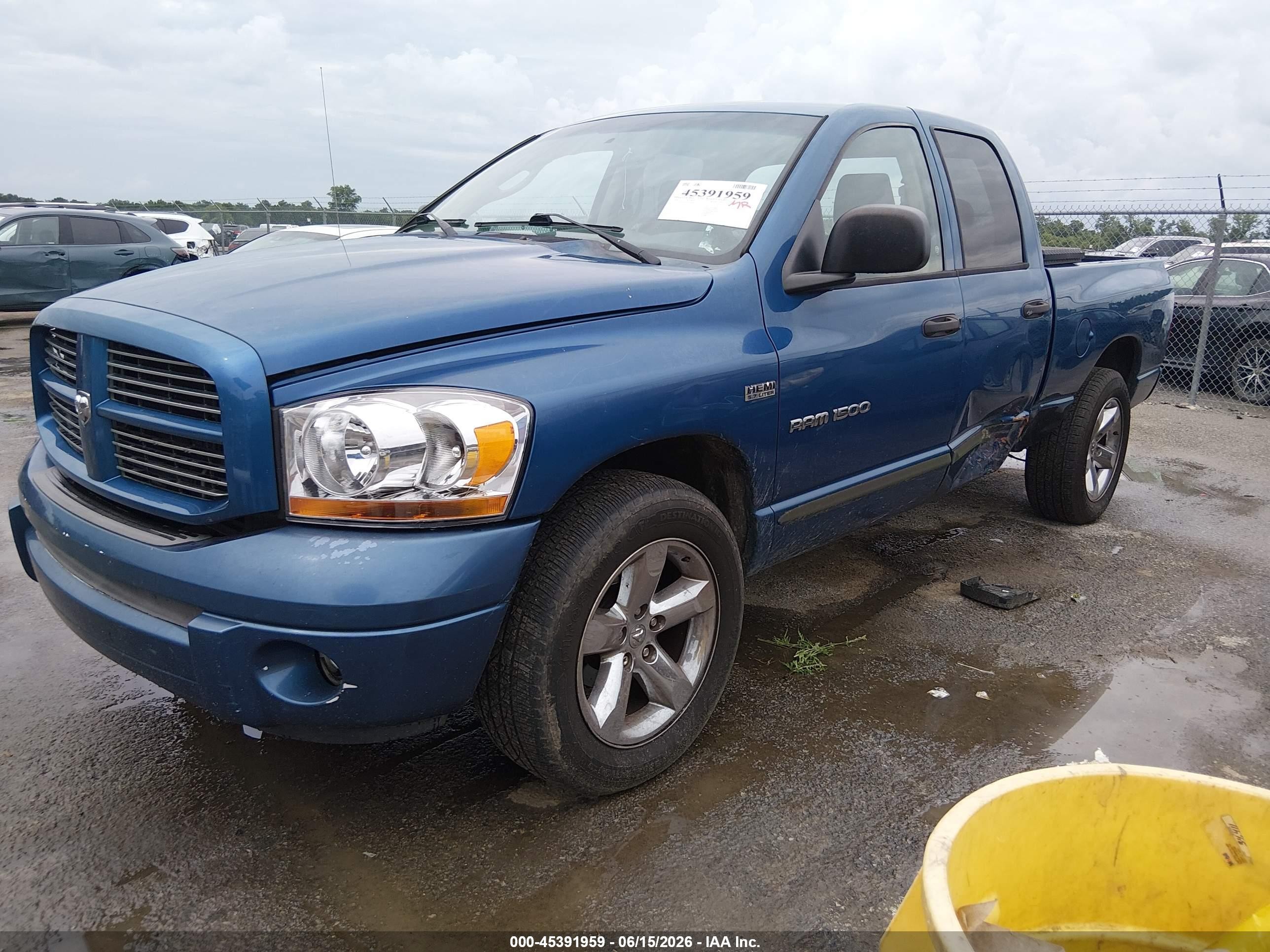 2006 Dodge Ram 1500 Slt Blue vin: 1D7HA18266S549491