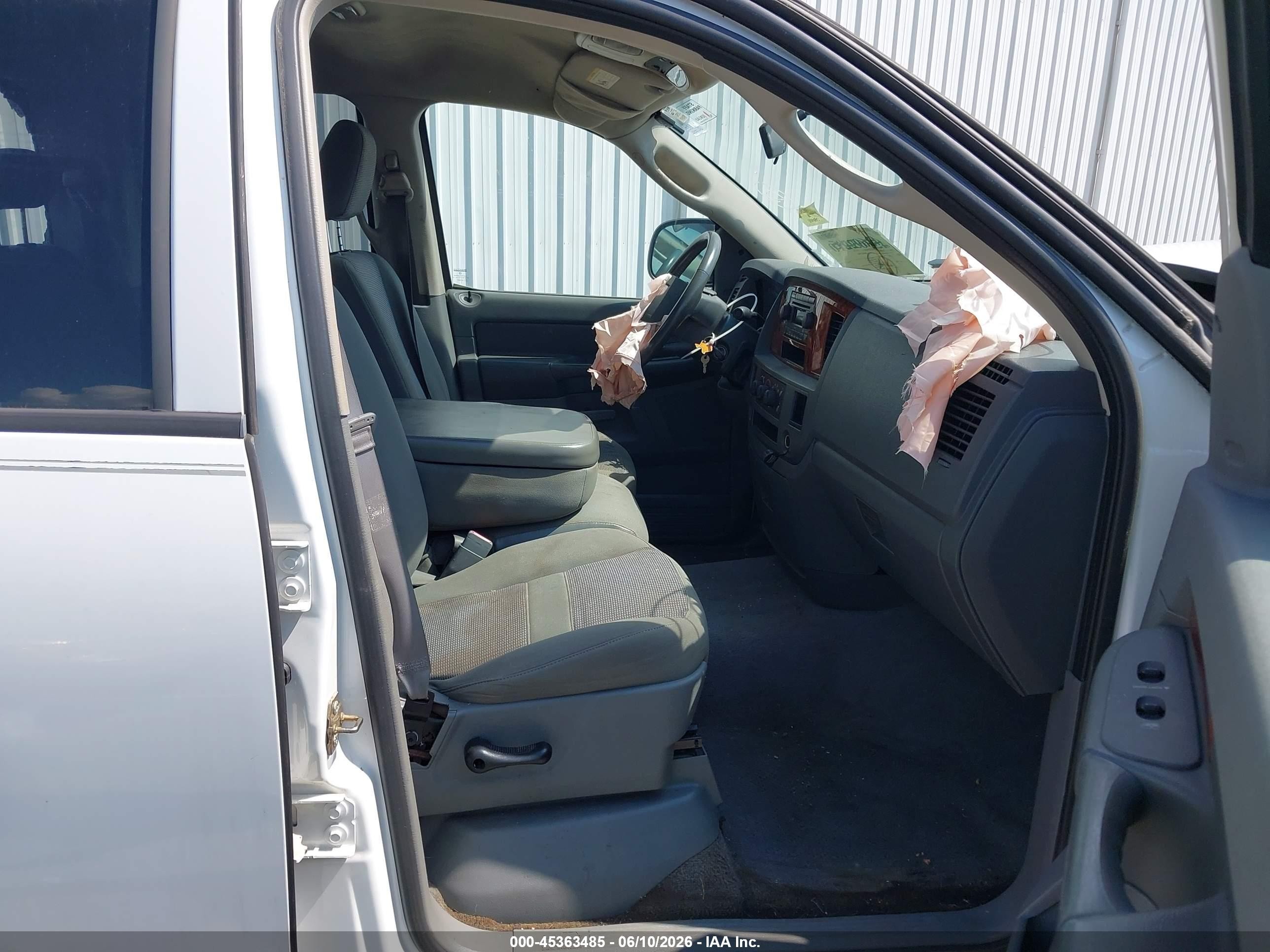 2006 Dodge Ram 1500 Slt White vin: 1D7HA18266S643158