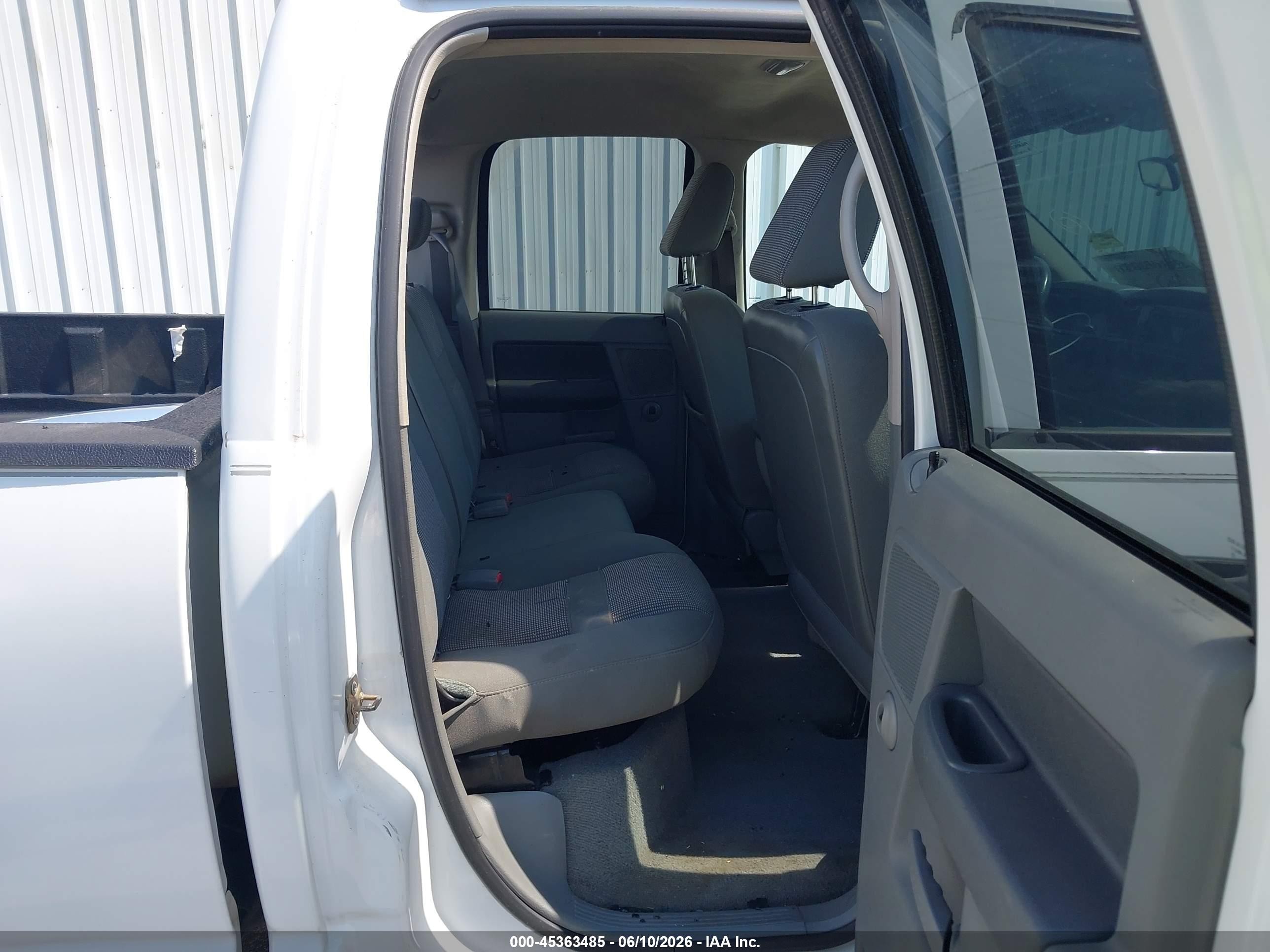 2006 Dodge Ram 1500 Slt White vin: 1D7HA18266S643158