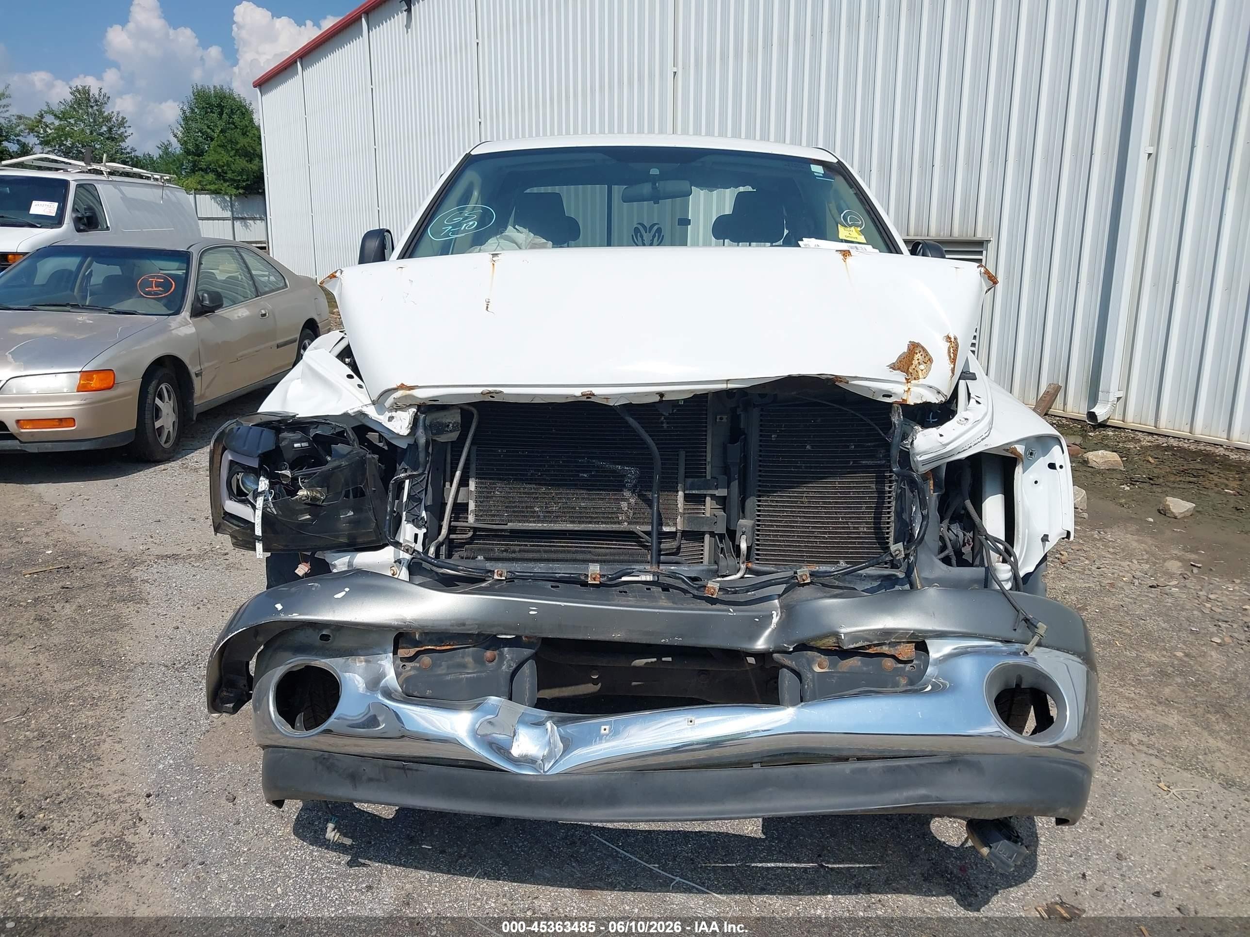 2006 Dodge Ram 1500 Slt White vin: 1D7HA18266S643158