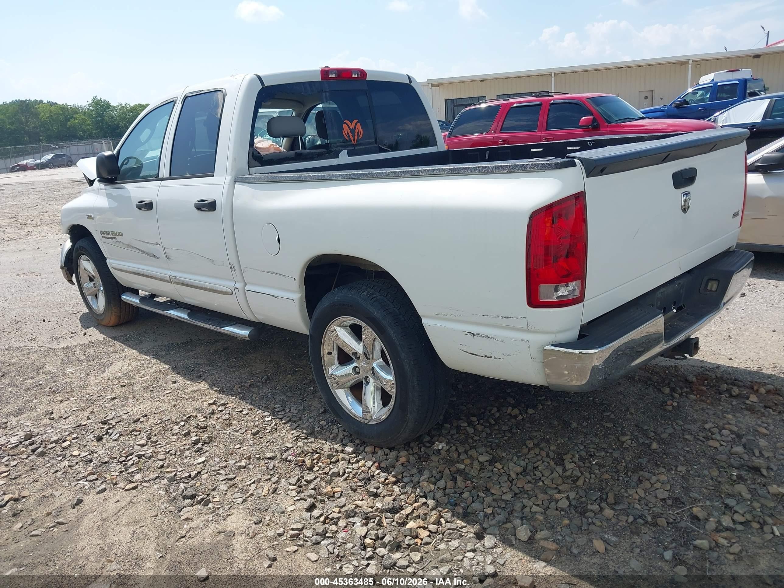2006 Dodge Ram 1500 Slt White vin: 1D7HA18266S643158