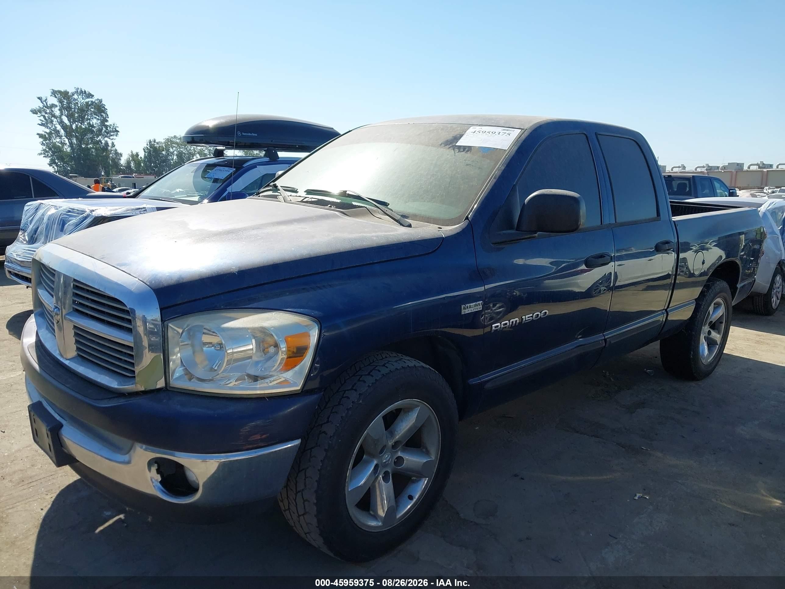 2007 Dodge Ram 1500 Slt Dark Blue vin: 1D7HA18267J503683