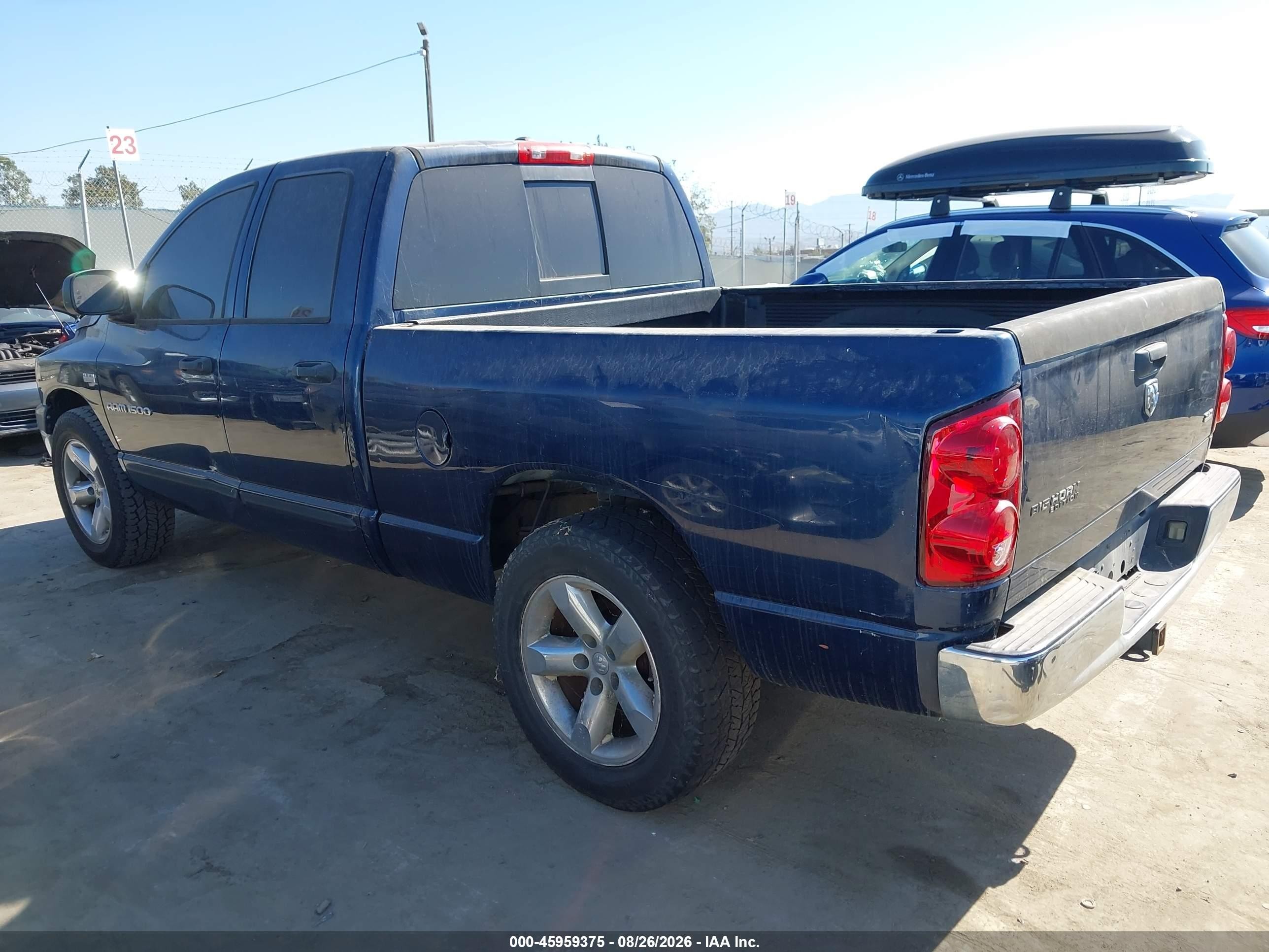 2007 Dodge Ram 1500 Slt Dark Blue vin: 1D7HA18267J503683