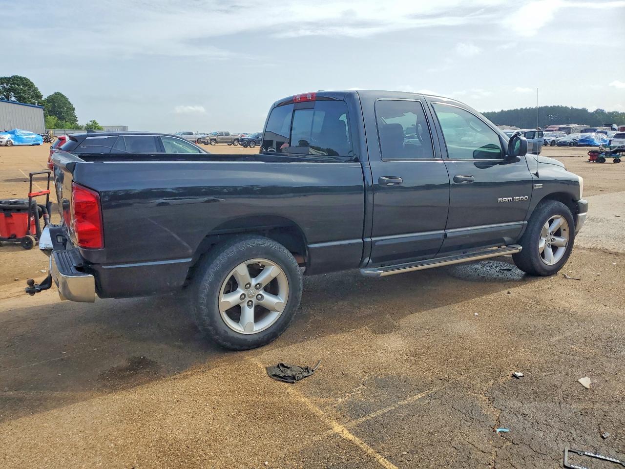 2007 Dodge Ram 1500 St Black vin: 1D7HA18267S111765