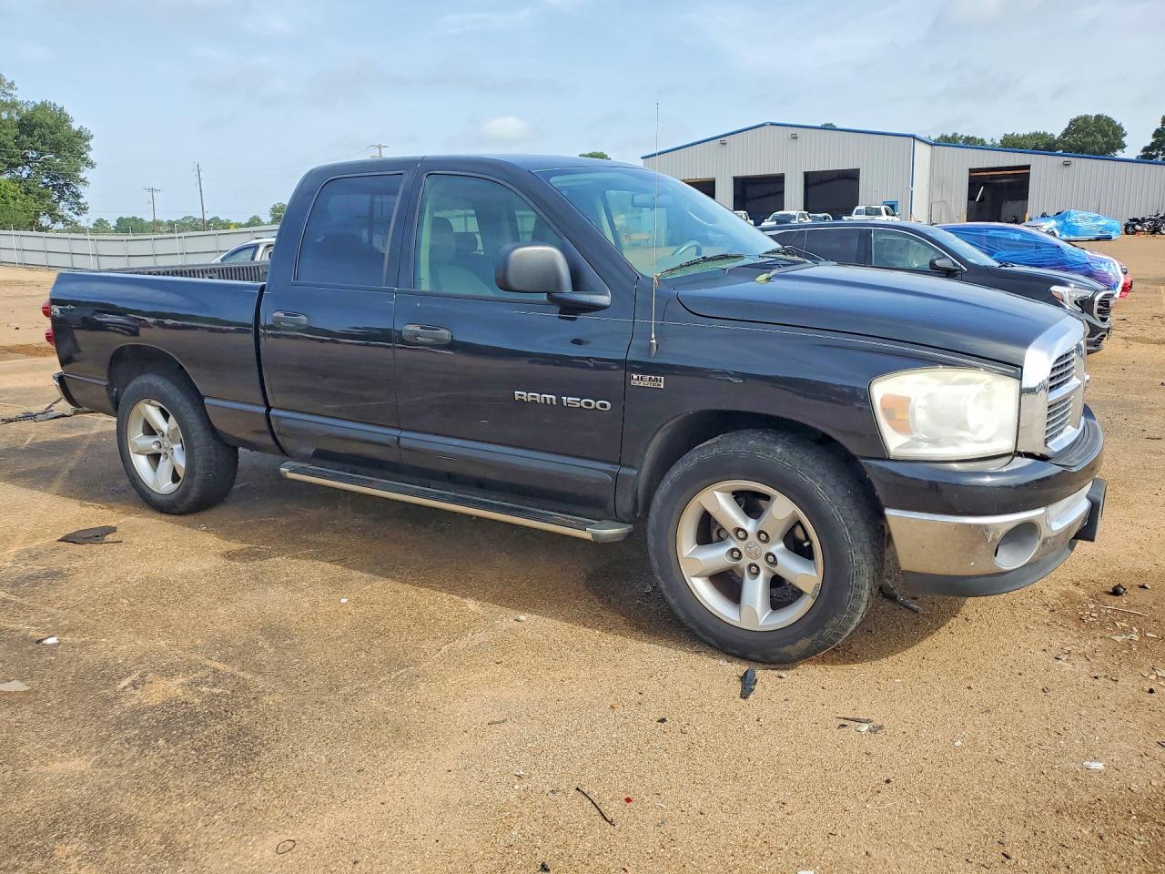 2007 Dodge Ram 1500 St Black vin: 1D7HA18267S111765
