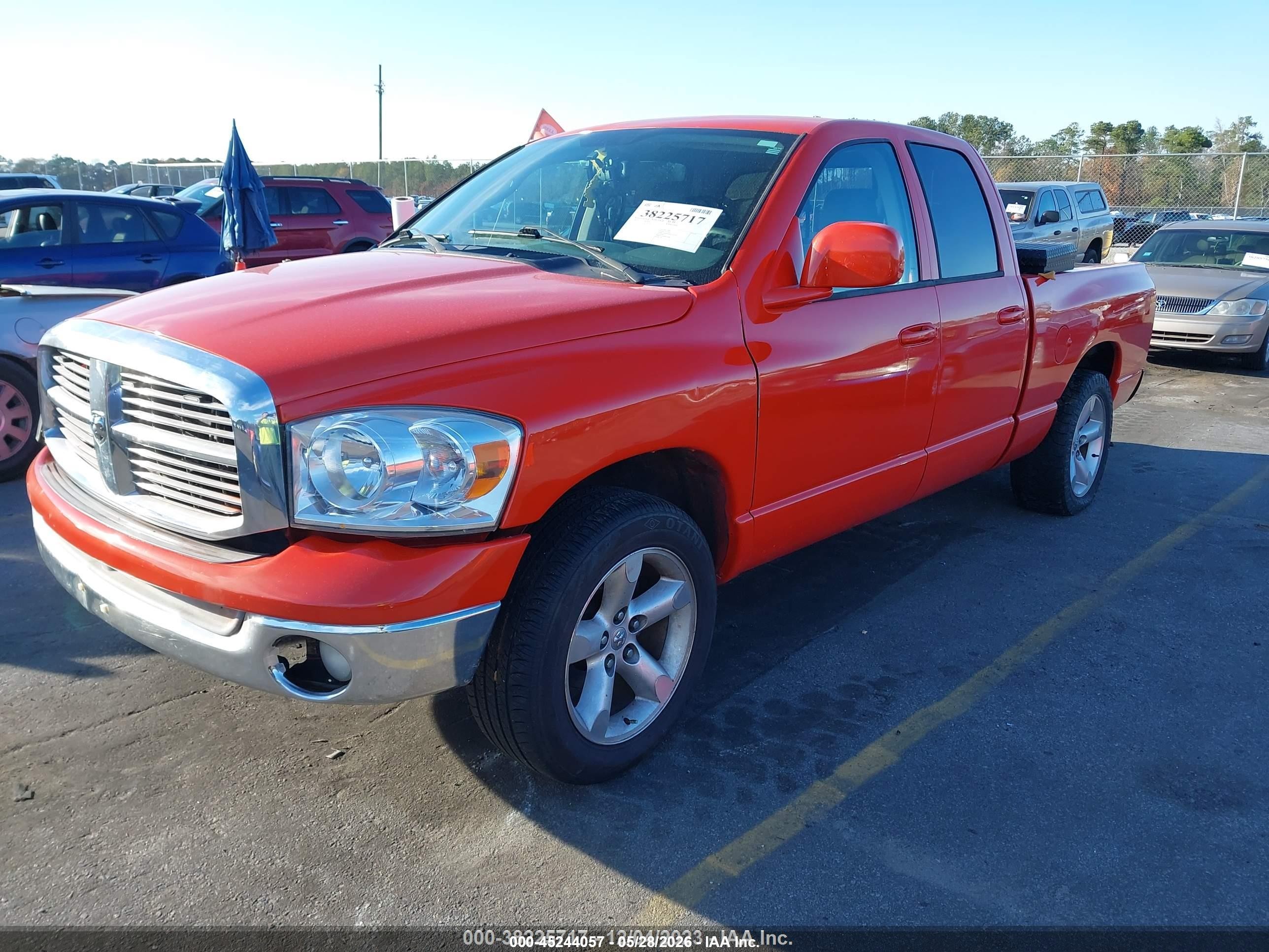 2006 Dodge Ram 1500 Slt Orange vin: 1D7HA18276S549578
