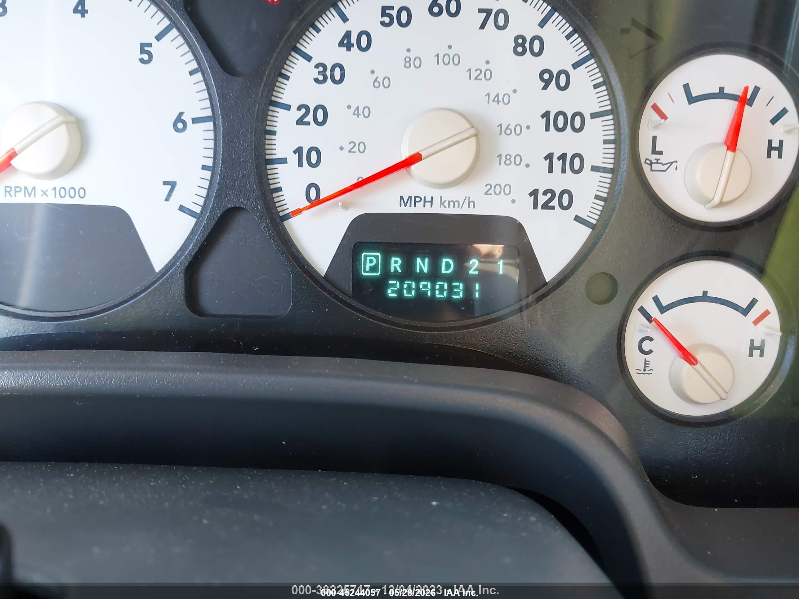 2006 Dodge Ram 1500 Slt Orange vin: 1D7HA18276S549578