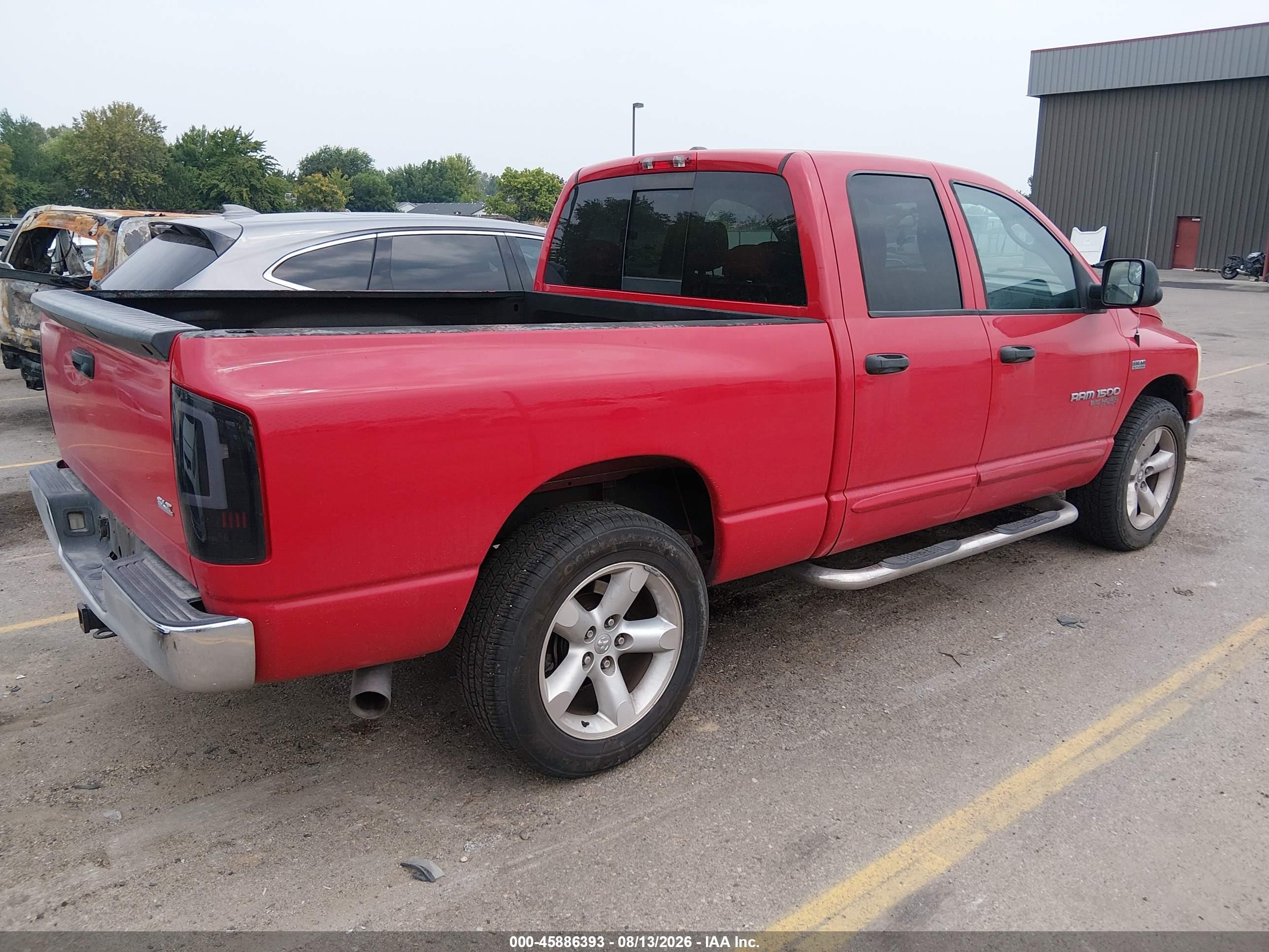 2006 Dodge Ram 1500 Slt Red vin: 1D7HA18276S572469