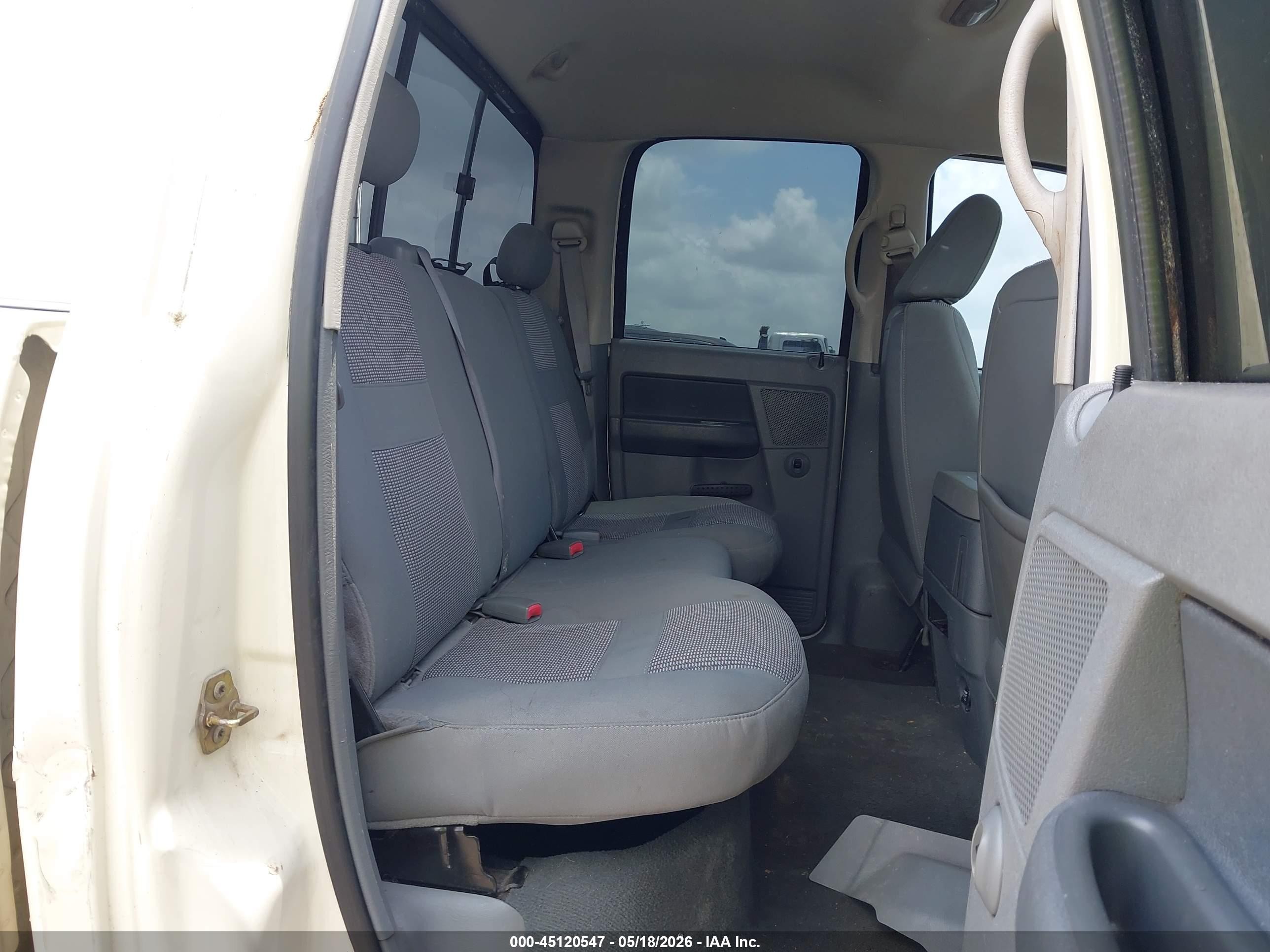 2007 Dodge Ram 1500 Slt White vin: 1D7HA18277J604912