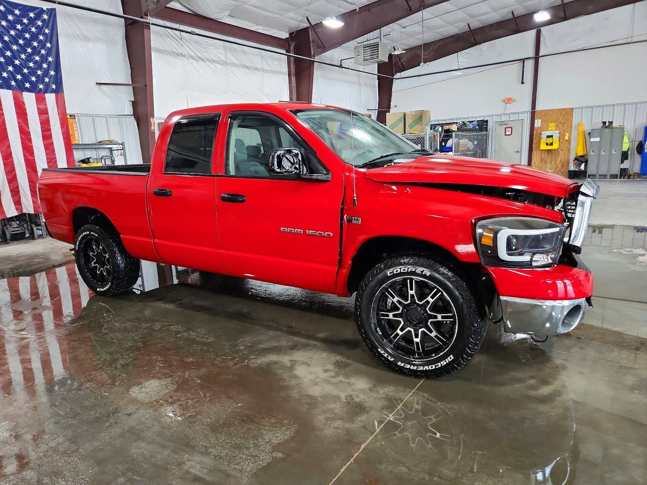 2007 Dodge Ram 1500 St Красный vin: 1D7HA18277J635447
