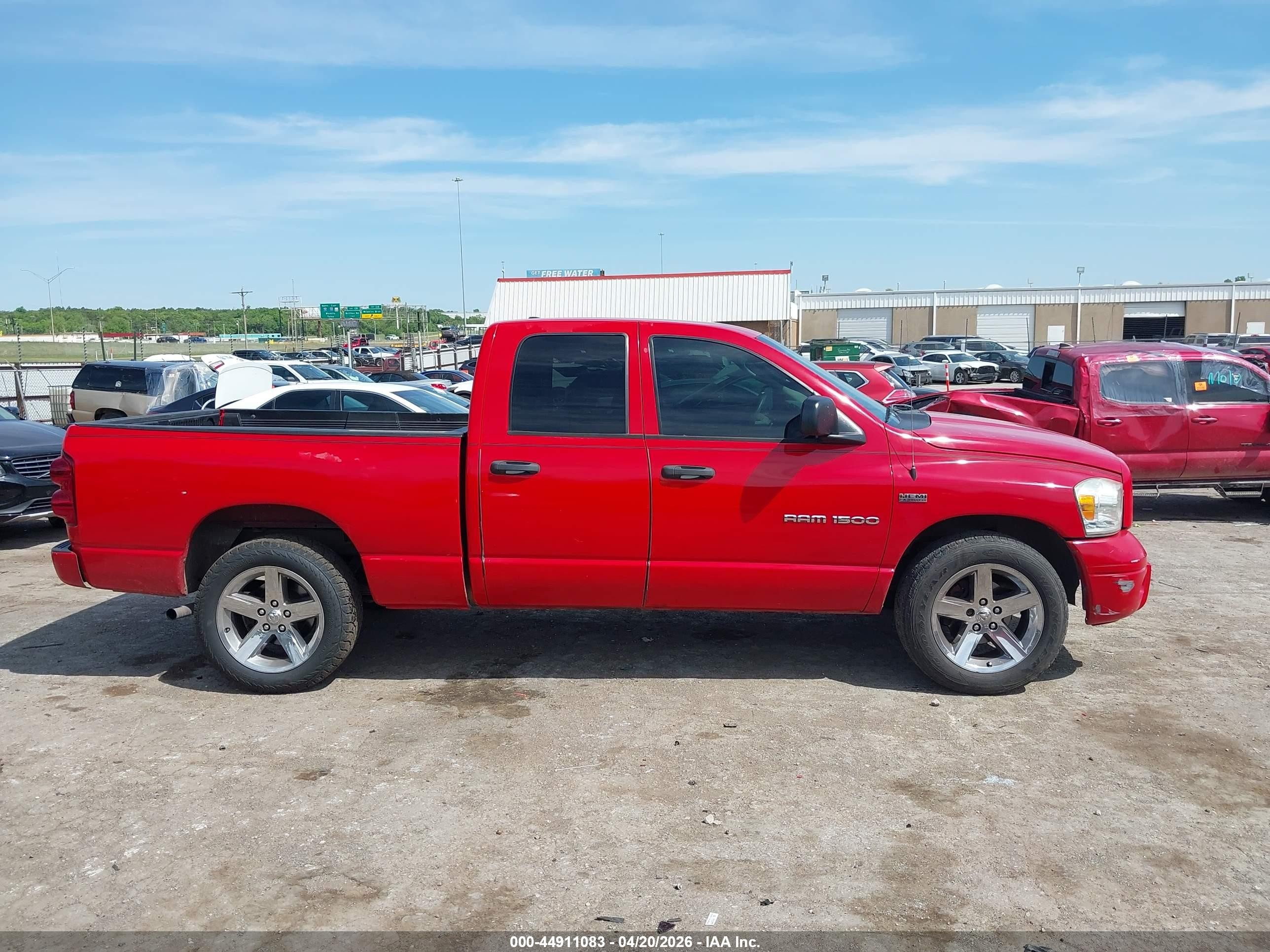 2007 Dodge Ram 1500 Slt Red vin: 1D7HA18277S224978