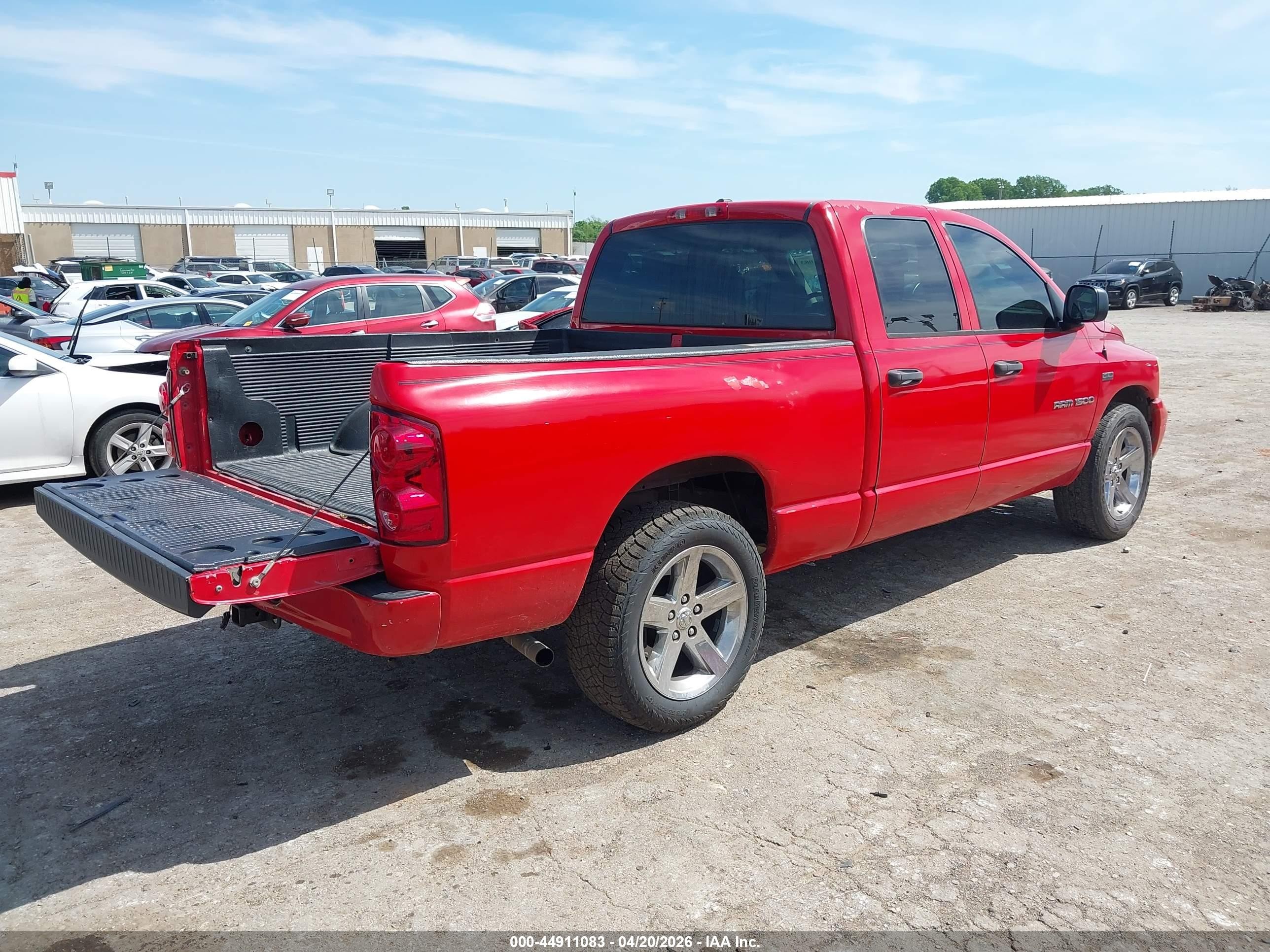 2007 Dodge Ram 1500 Slt Red vin: 1D7HA18277S224978
