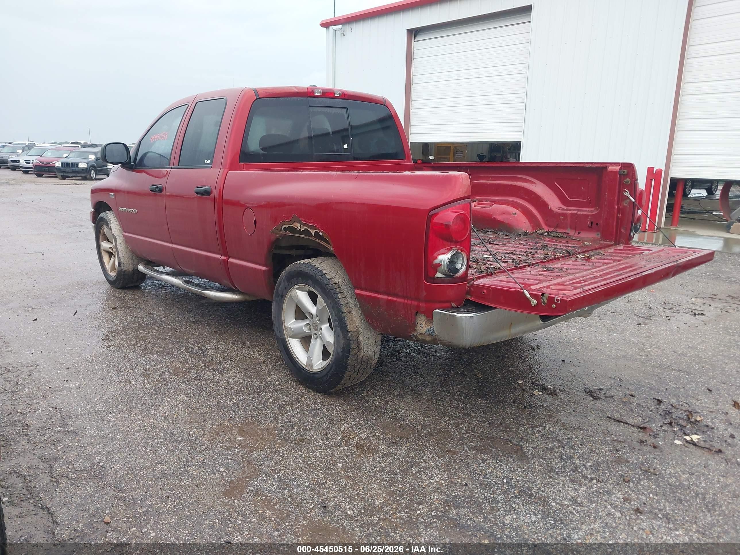 2007 Dodge Ram 1500 Slt Red vin: 1D7HA18277S225189
