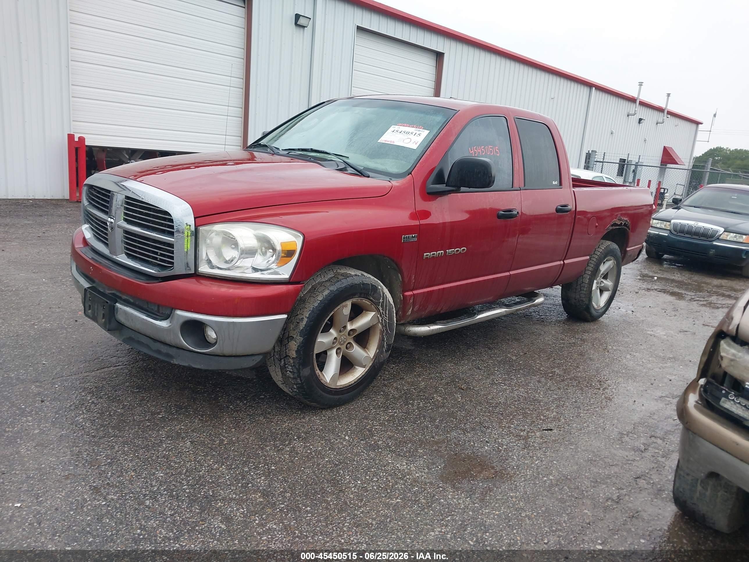 2007 Dodge Ram 1500 Slt Red vin: 1D7HA18277S225189