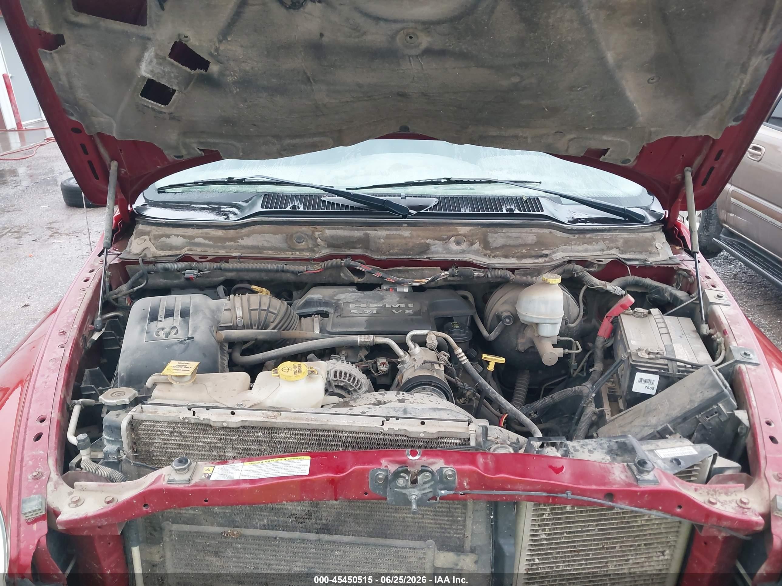 2007 Dodge Ram 1500 Slt Red vin: 1D7HA18277S225189